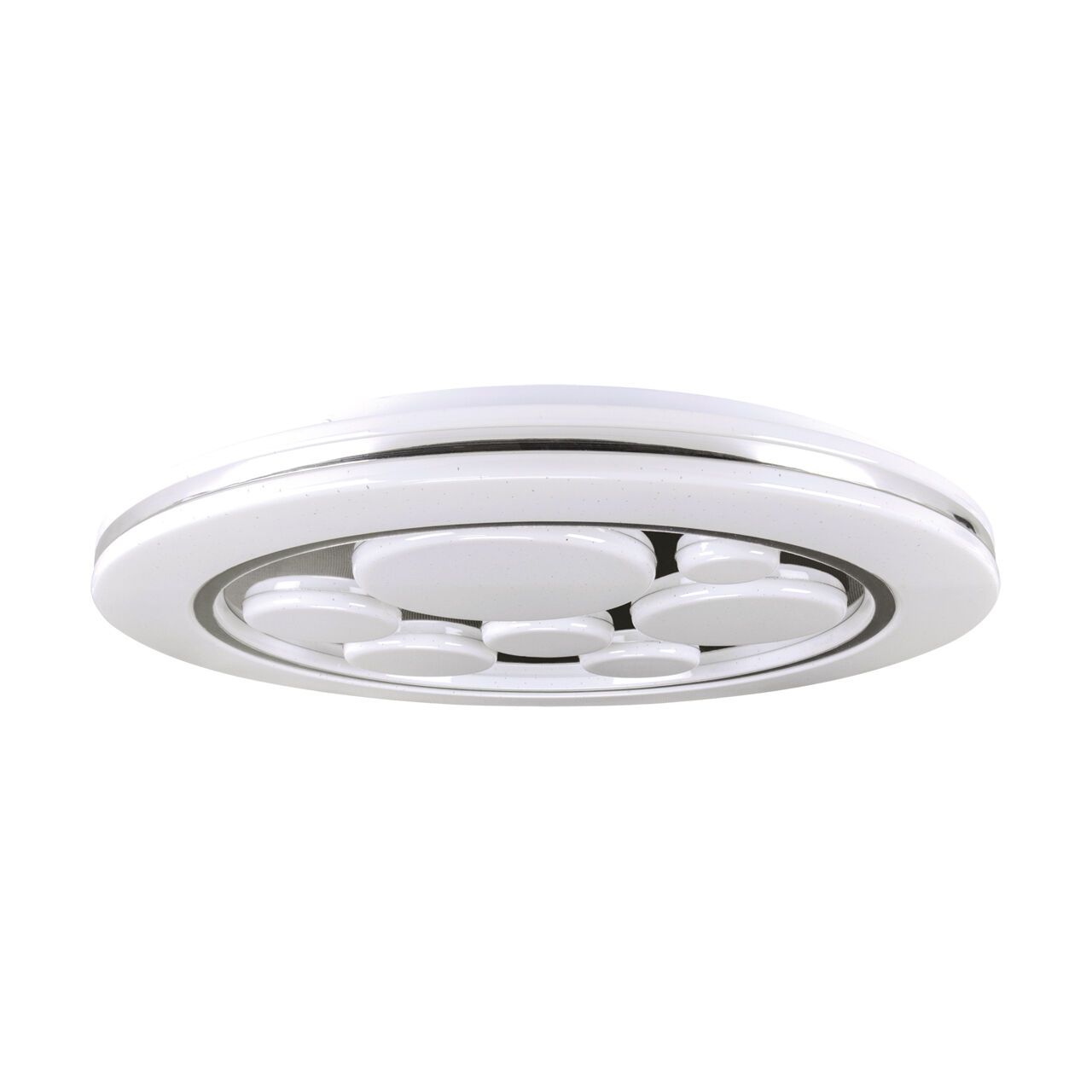 Lampe de plafonnier LED IP44 ronde D : 49 cm Télécommande Deckenleuchte