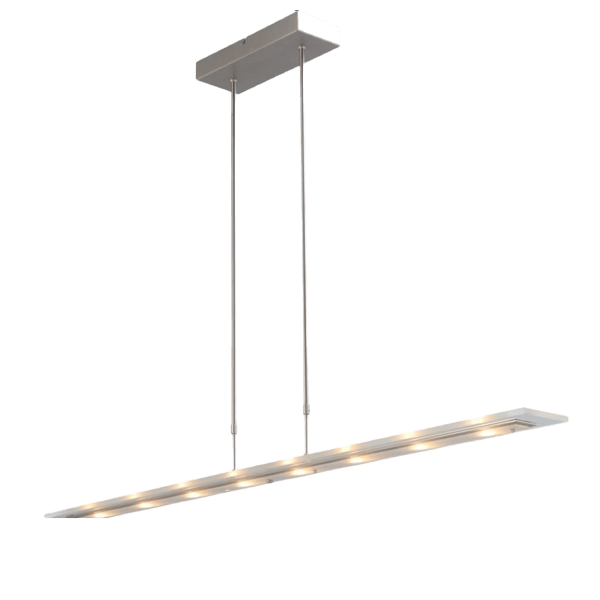 Suspensions à LED Hängeleuchte, LED-Leuchte, Lichtstange, Metall, Befestigung