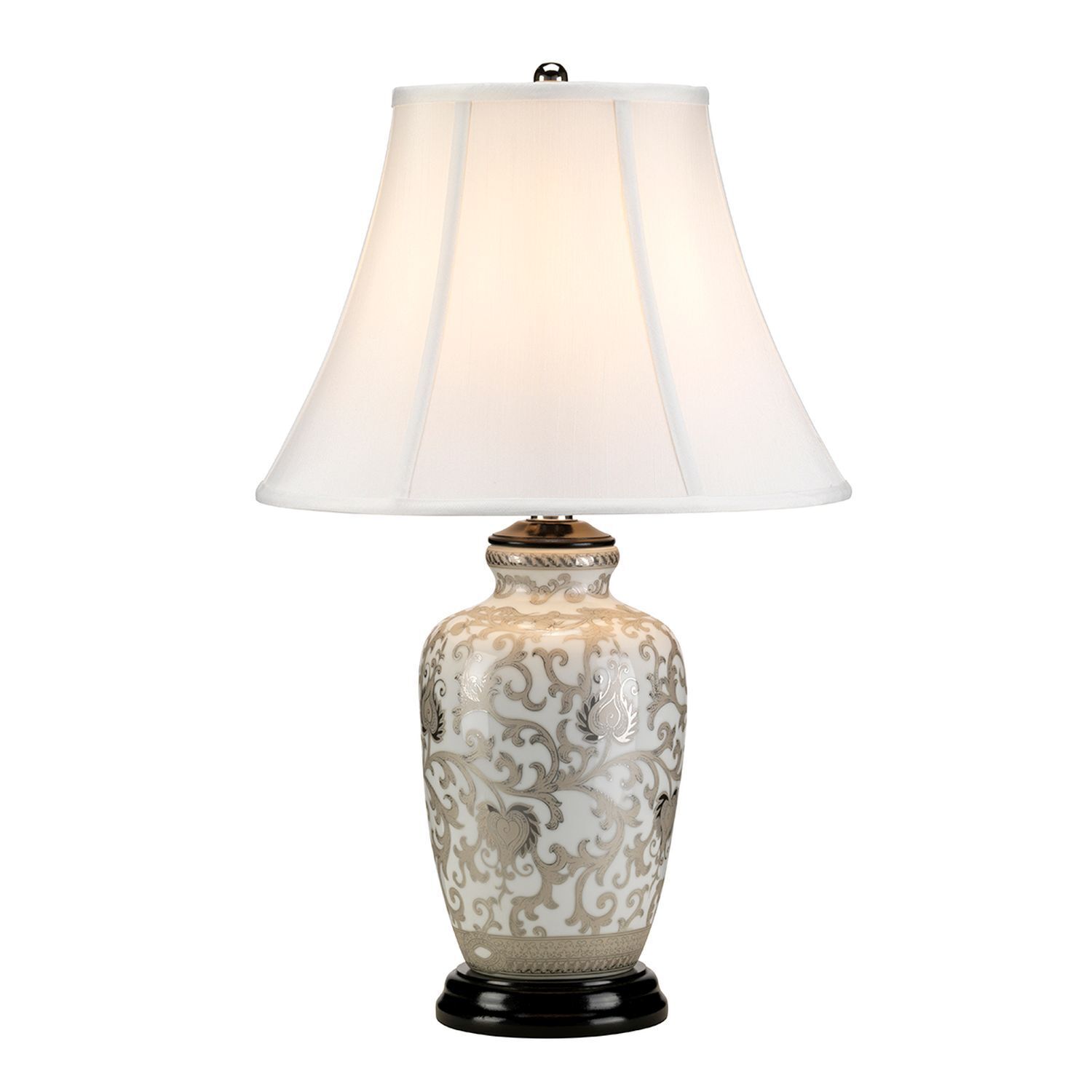 Tischlampe, Lampenschirm, Porzellan, Ornament, Dekoration