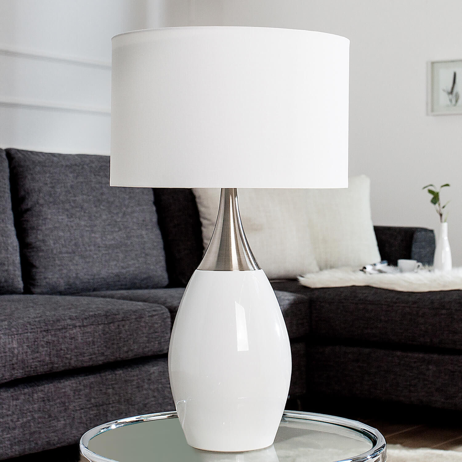 Lampe de table Ø30cm Classique et élégante Lampe, Tischlampe, Getränk, Milch