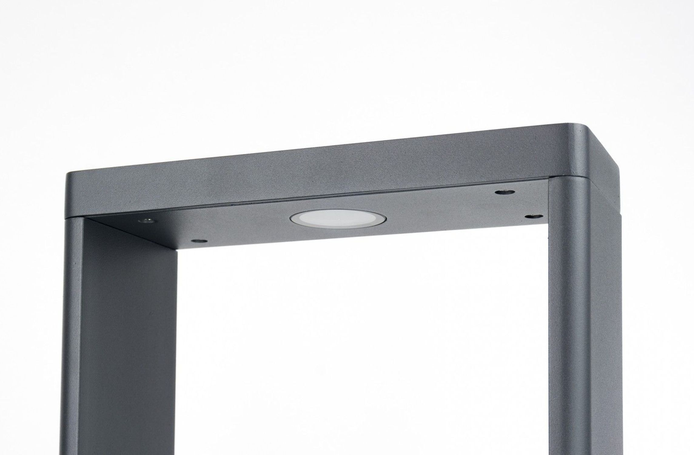 LED Stehlampe außen Aluminium Glas IP65 9 W 75 cm hoch