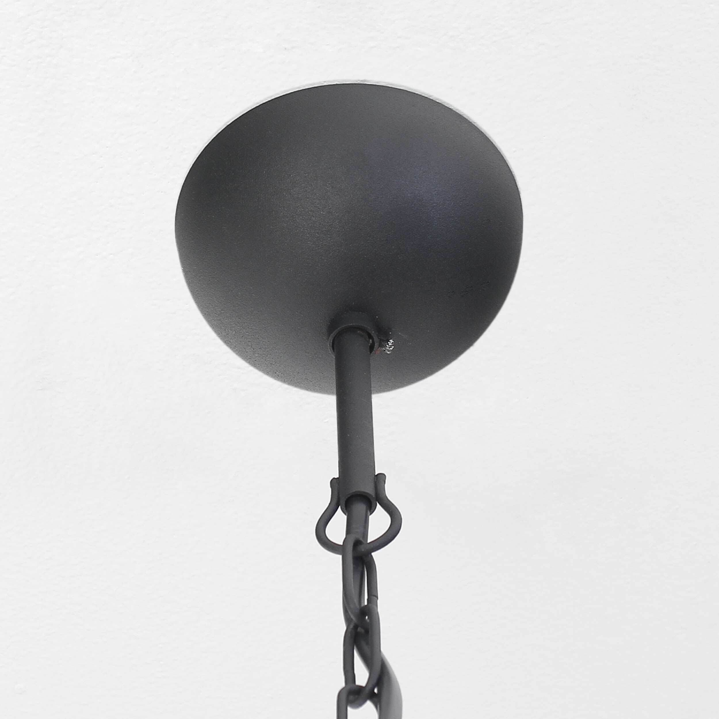 Lampe à suspendre en noir Ø77cm 9-flmg Lampe