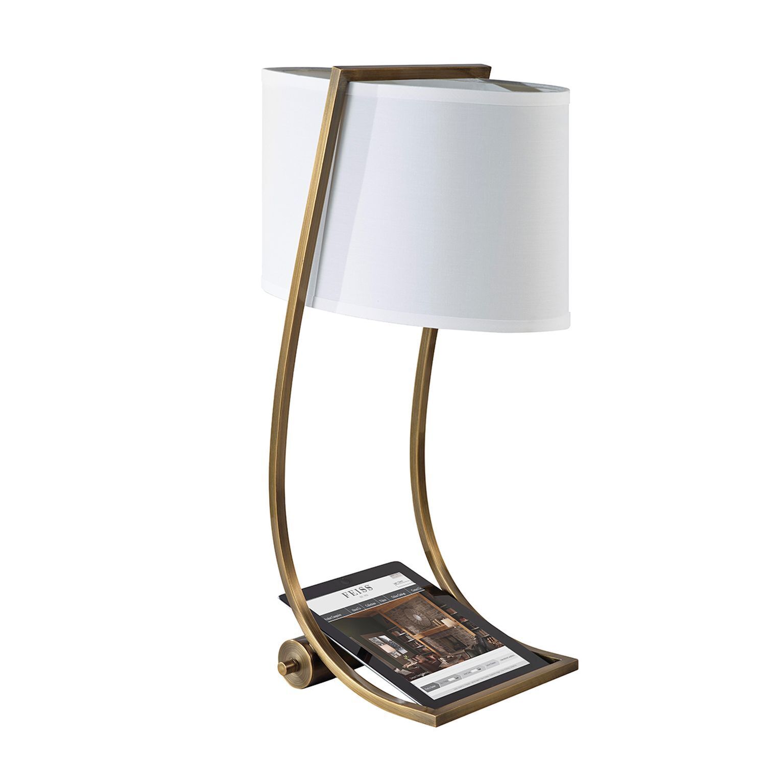 Lampe de table FEDELE en laiton H62cm Lampe de salon