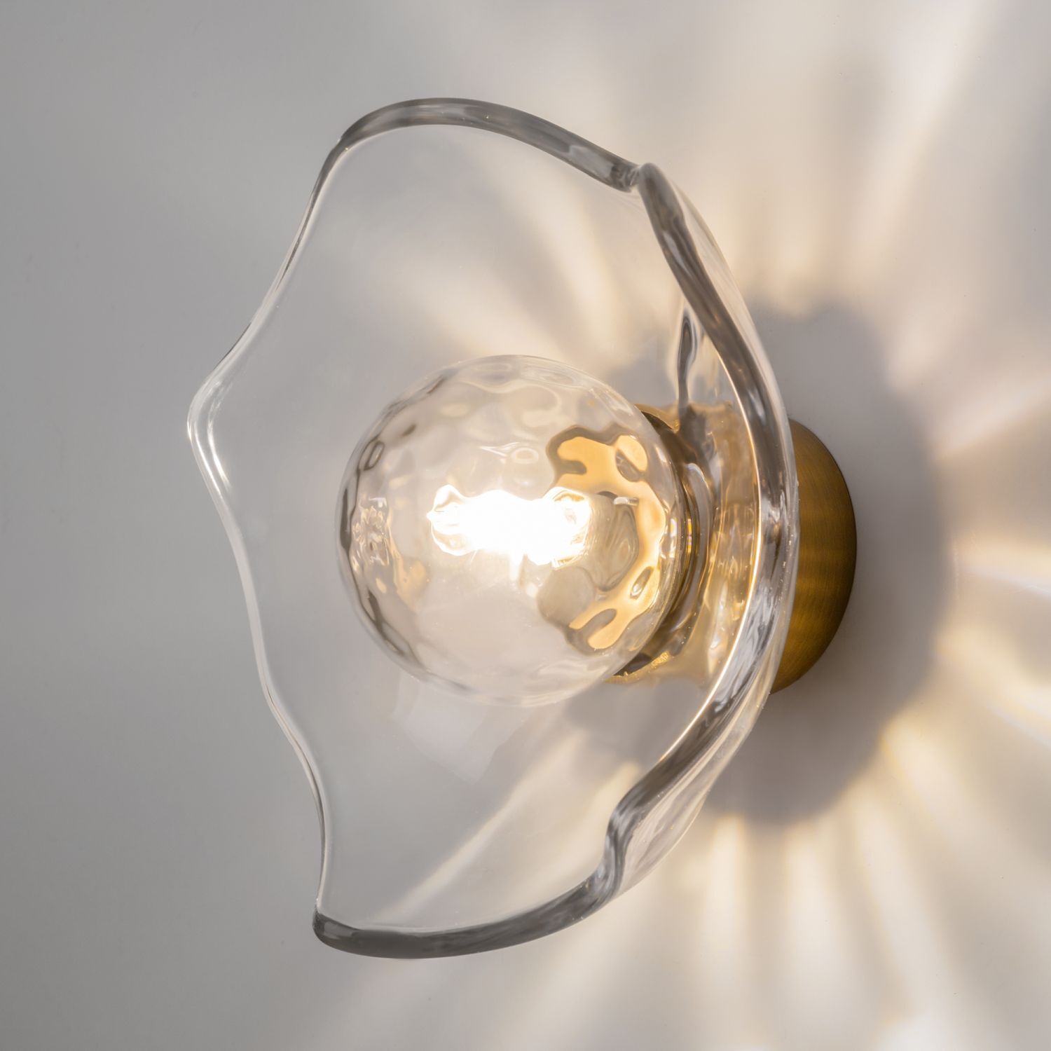 Applique Métal Verre en laiton G9 Moderne NILS Lampe, Licht