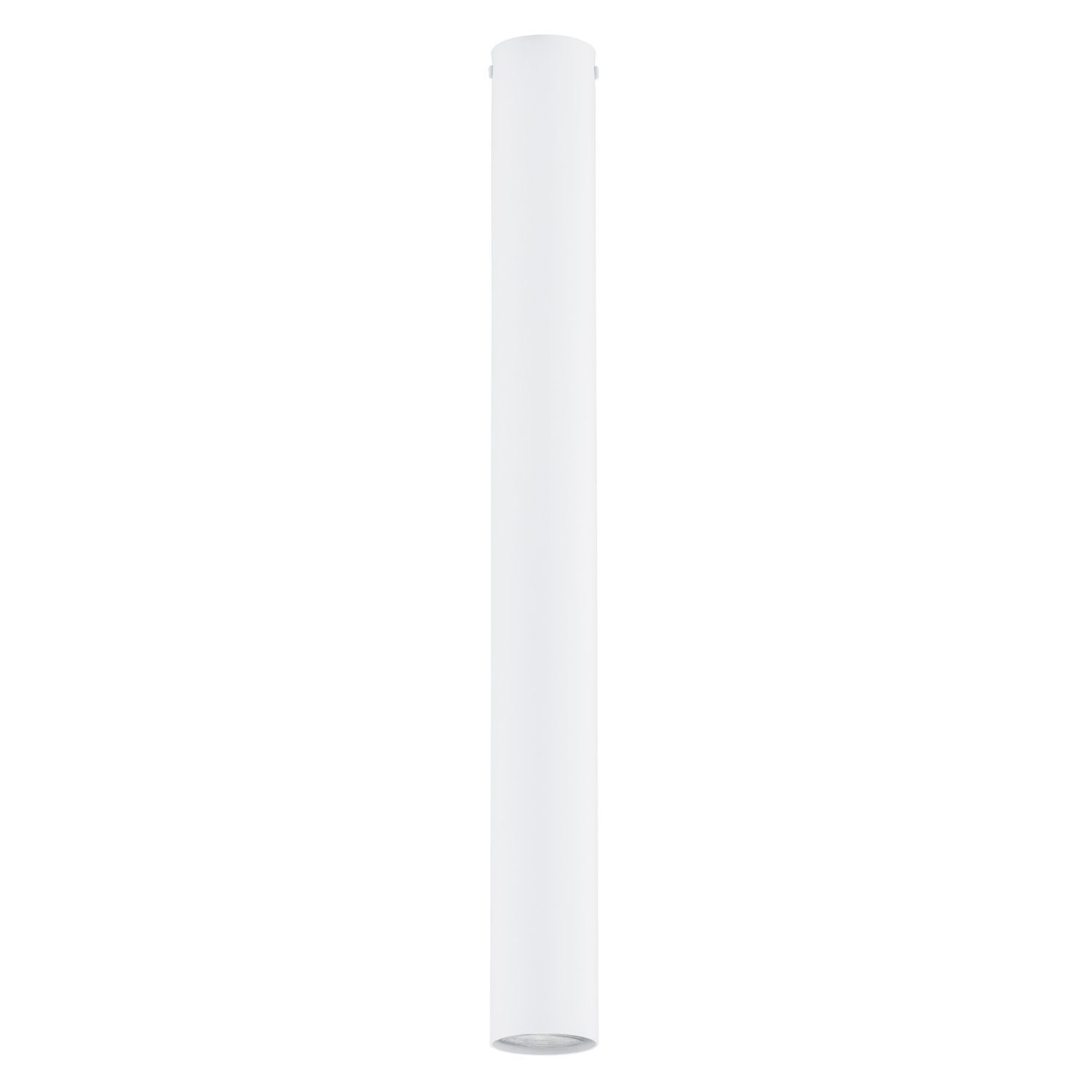 Spot apparent étroit Ø 6 cm H : 60 cm Métal blanc GU10