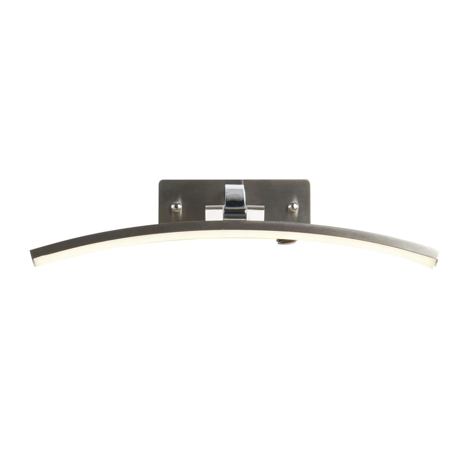 Lampe LED pour tableaux avec interrupteur en argent 3000 K 404 lm