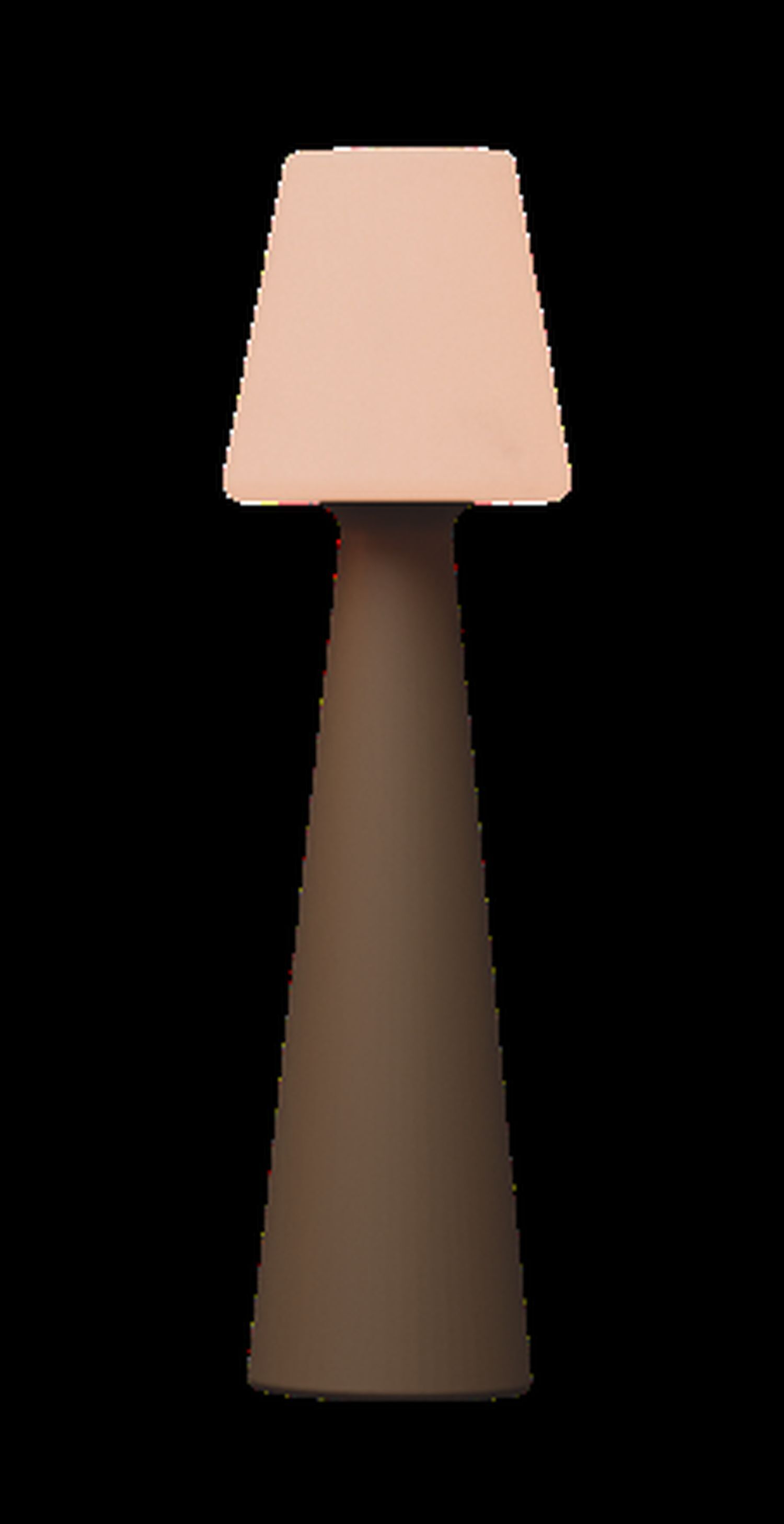 lampe, tischlampe, nickel, braun, dunkelbraun