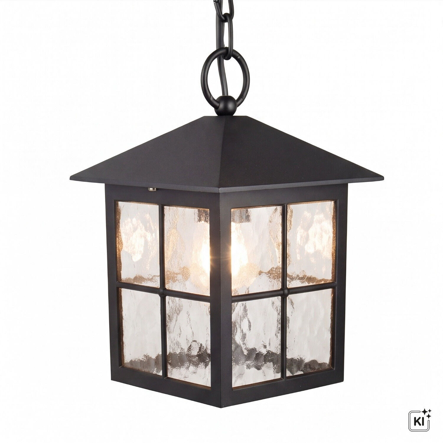 le51633-pendellampe-terrasse-balkon-aussen-metall-glas-matt-gehaemmert-rustikal-2-flammig-schwarz-03 Laterne, Außenlampe, schwarz, Metall, Glasfenster
