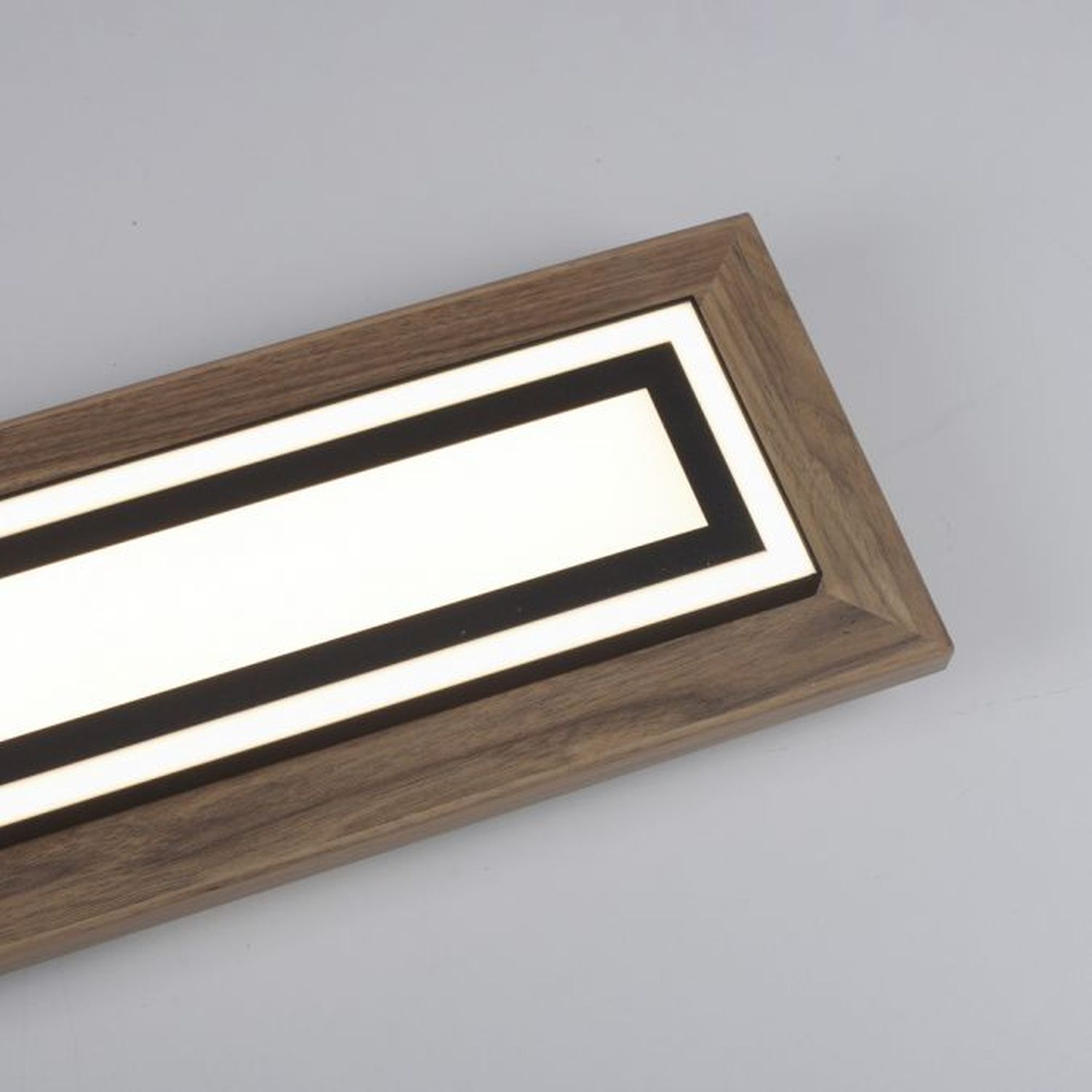 Blendarme LED Plafonnier bois à intensité variable 107 cm 5500 lm