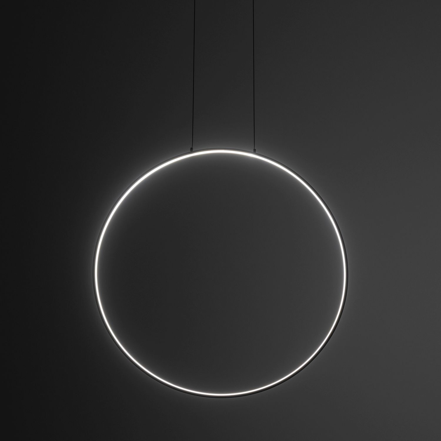 LED Lampe à suspendre Noir 3000 K 660 lm Métal Ø 60 cm Anneau LED Lampe à suspendre Noir 3000 K 660 lm Métal Ø 60 cm Anneau