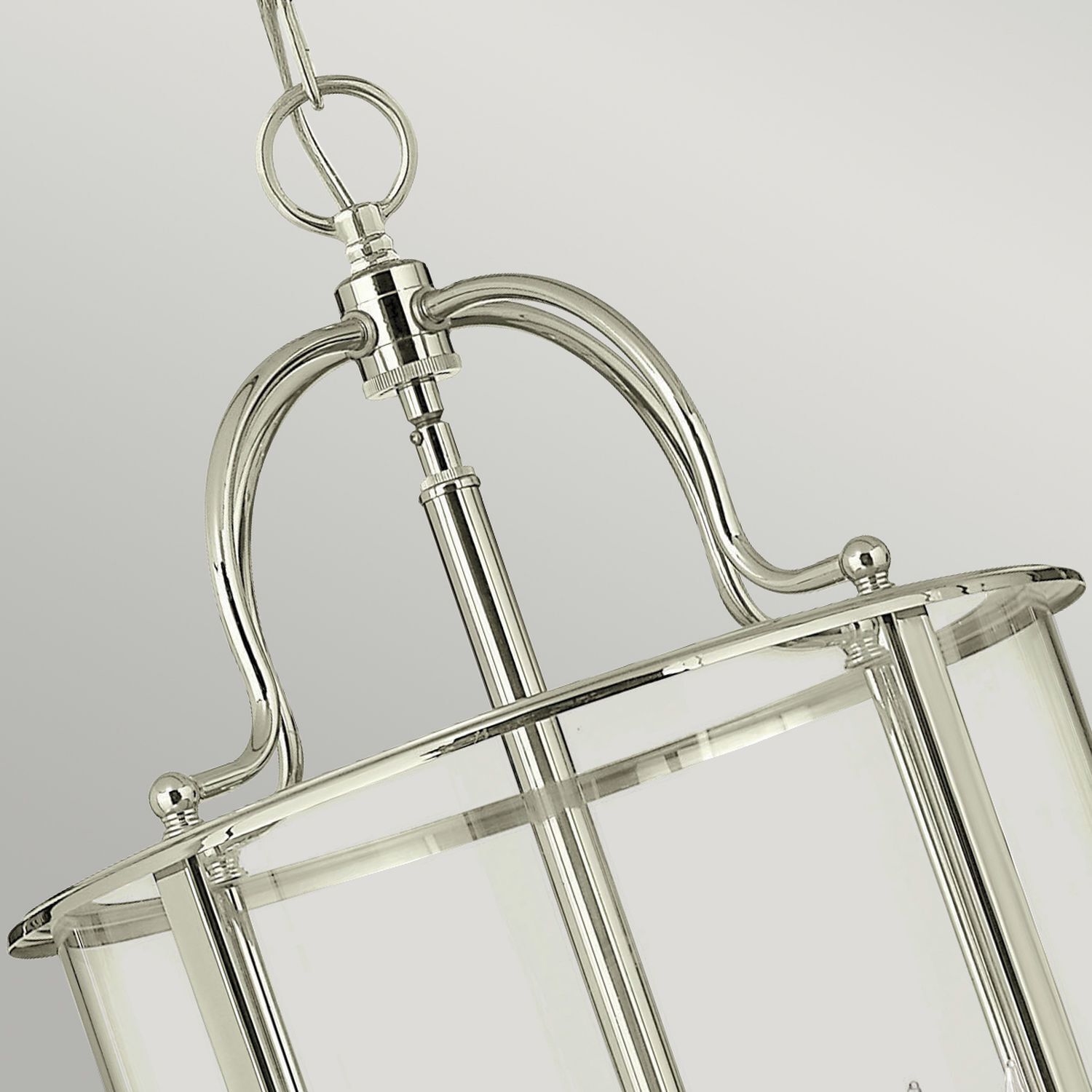 Hängelampe Metall Glas Jugendstil AVELINE