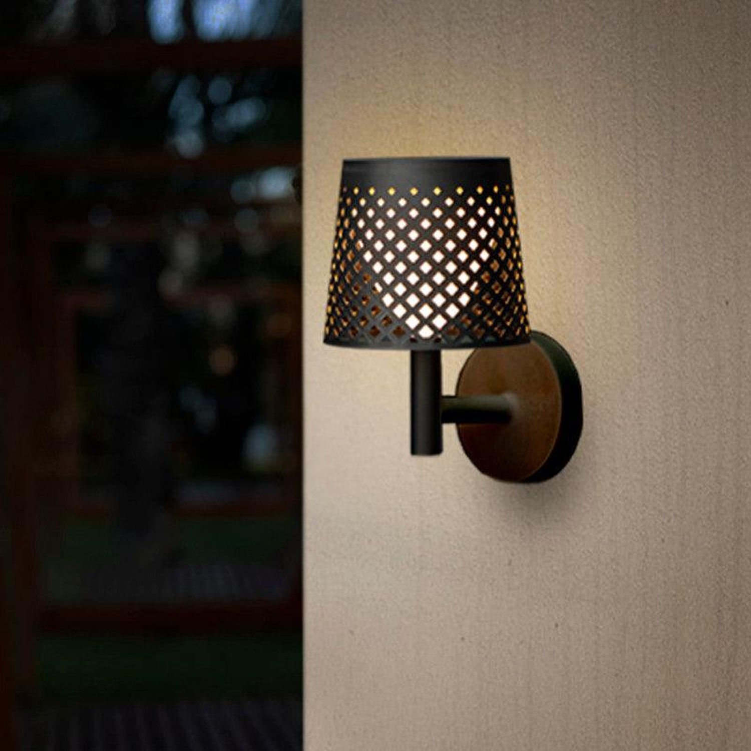 LED Außenleuchte Solar 5-in-1 Erdspieß Wand Tisch Boden IP65 Lampe