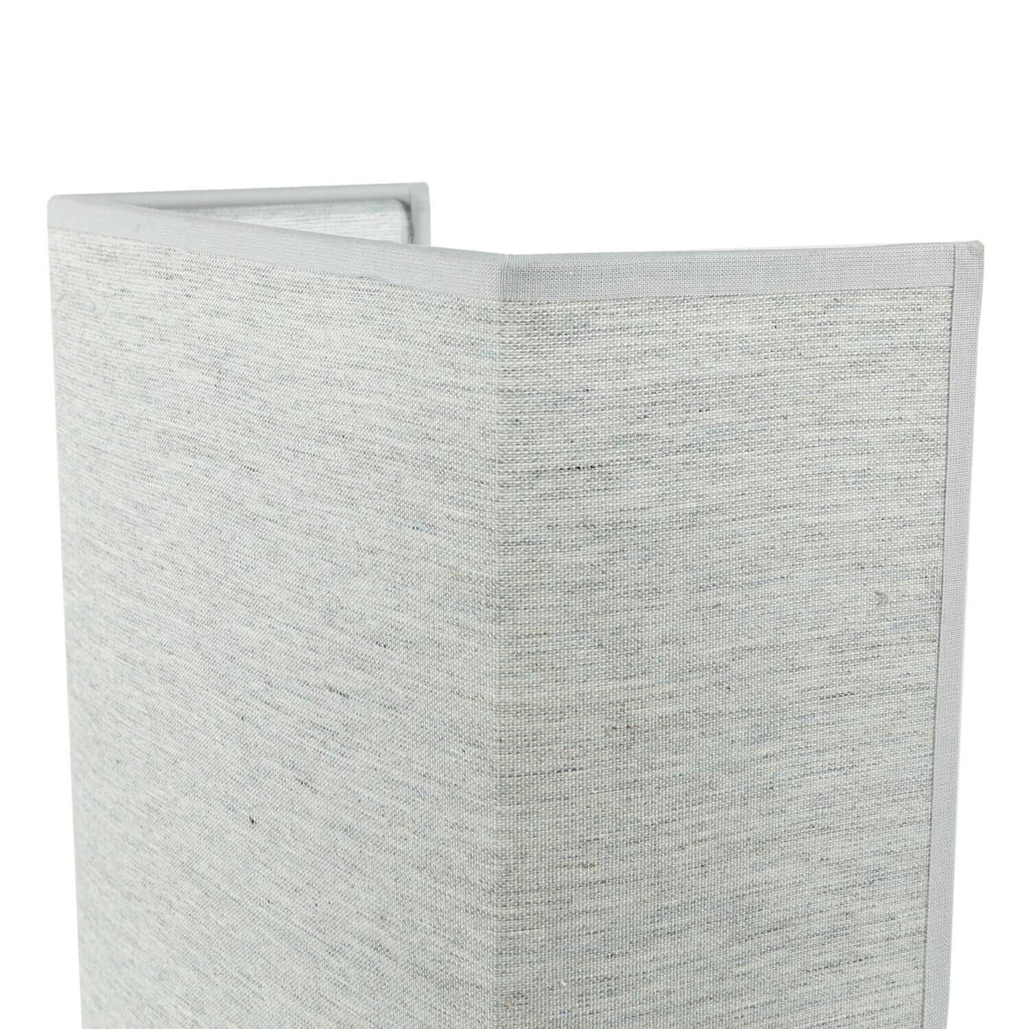 Graue Wandleuchte Stoff Schirm eckig Loft Design ALICE Moebel, Tabelle, Dekoration für Zuhause