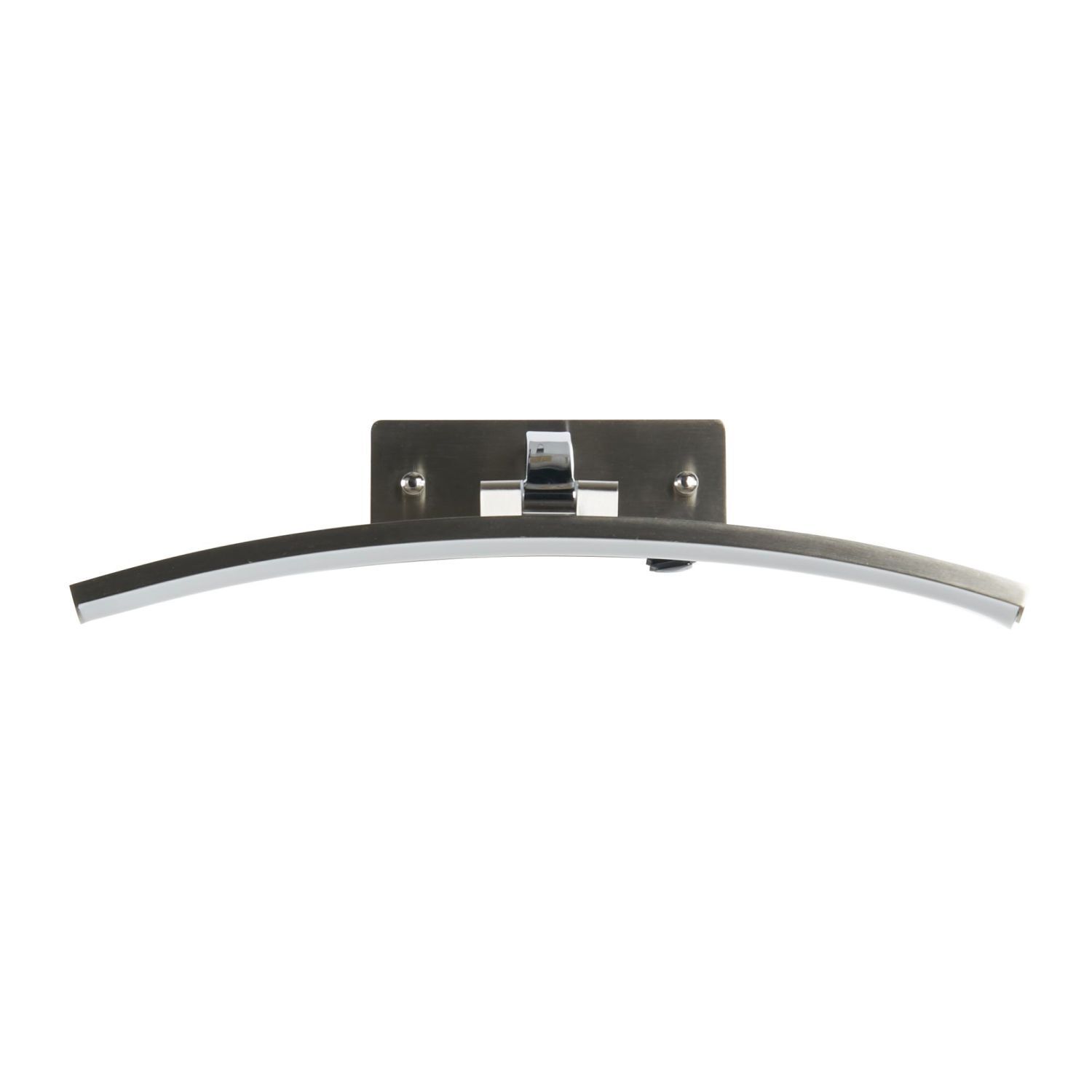 Lampe LED pour tableaux avec interrupteur en argent 3000 K 404 lm