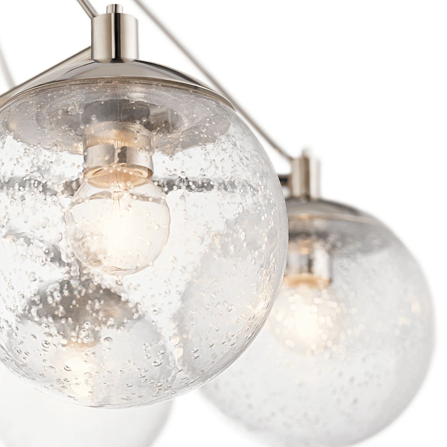 Pendelleuchte Glas Metall B: 70,3 cm Kugel Schirme LIETA