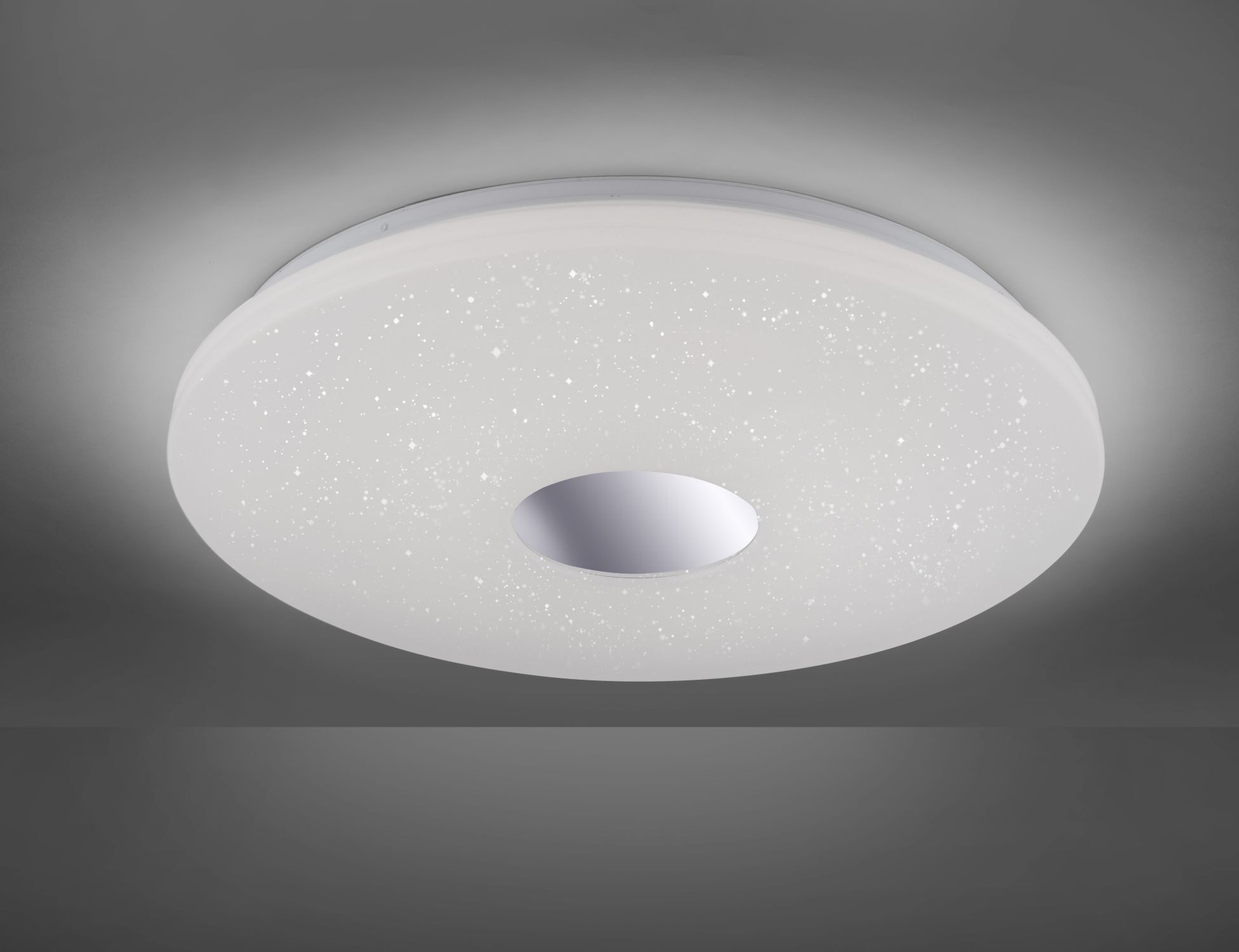 Romantische LED Deckenlampe Sternenhimmel IP44 in Chrom Deckenleuchte, Whirlpool, Wanne