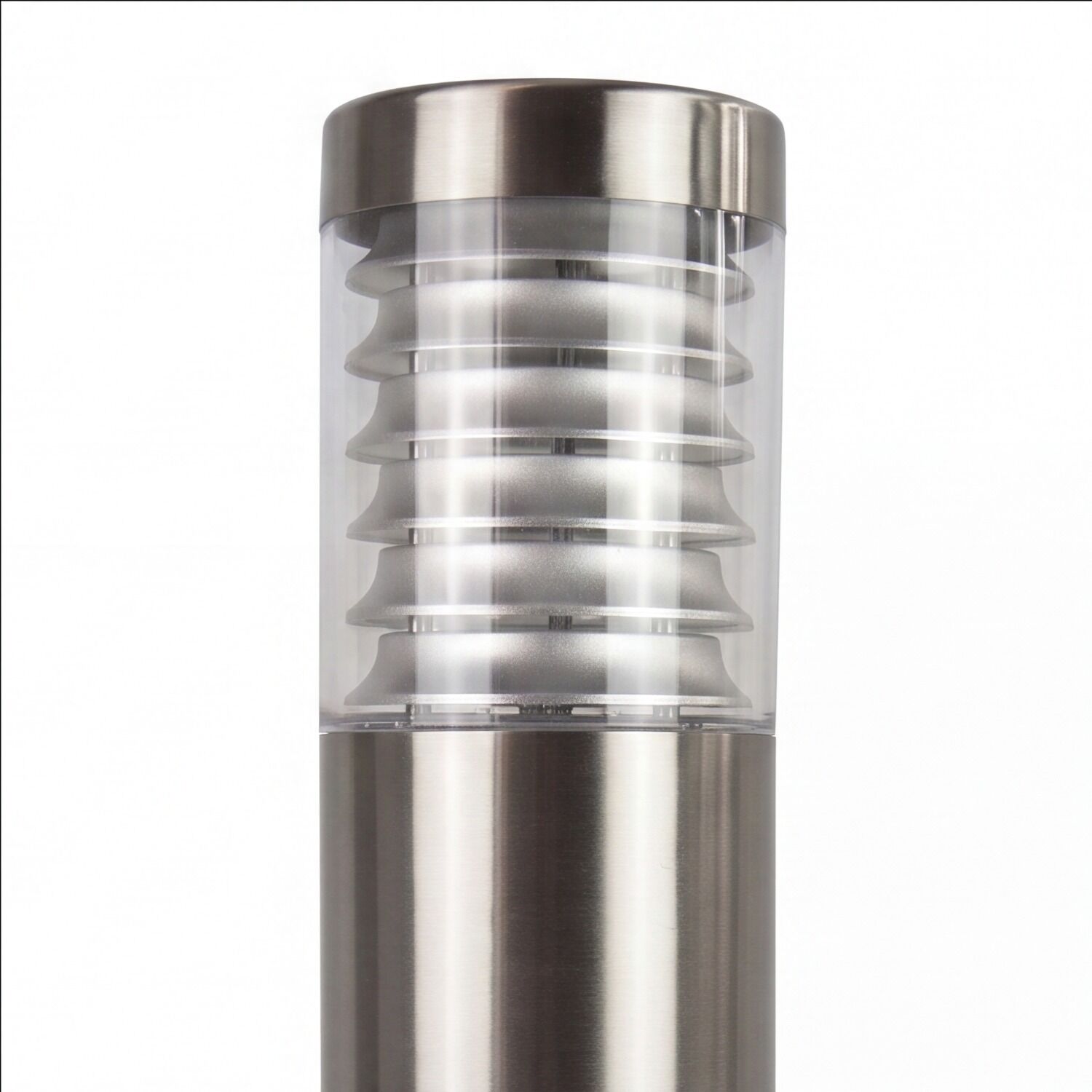 le51416-stehlampe-aussen-modern-zeitlos-e27-ip44-silber-04 Außenleuchte, Standleuchte, Rostfreier Stahl, LED-Lampe, glasrohr
