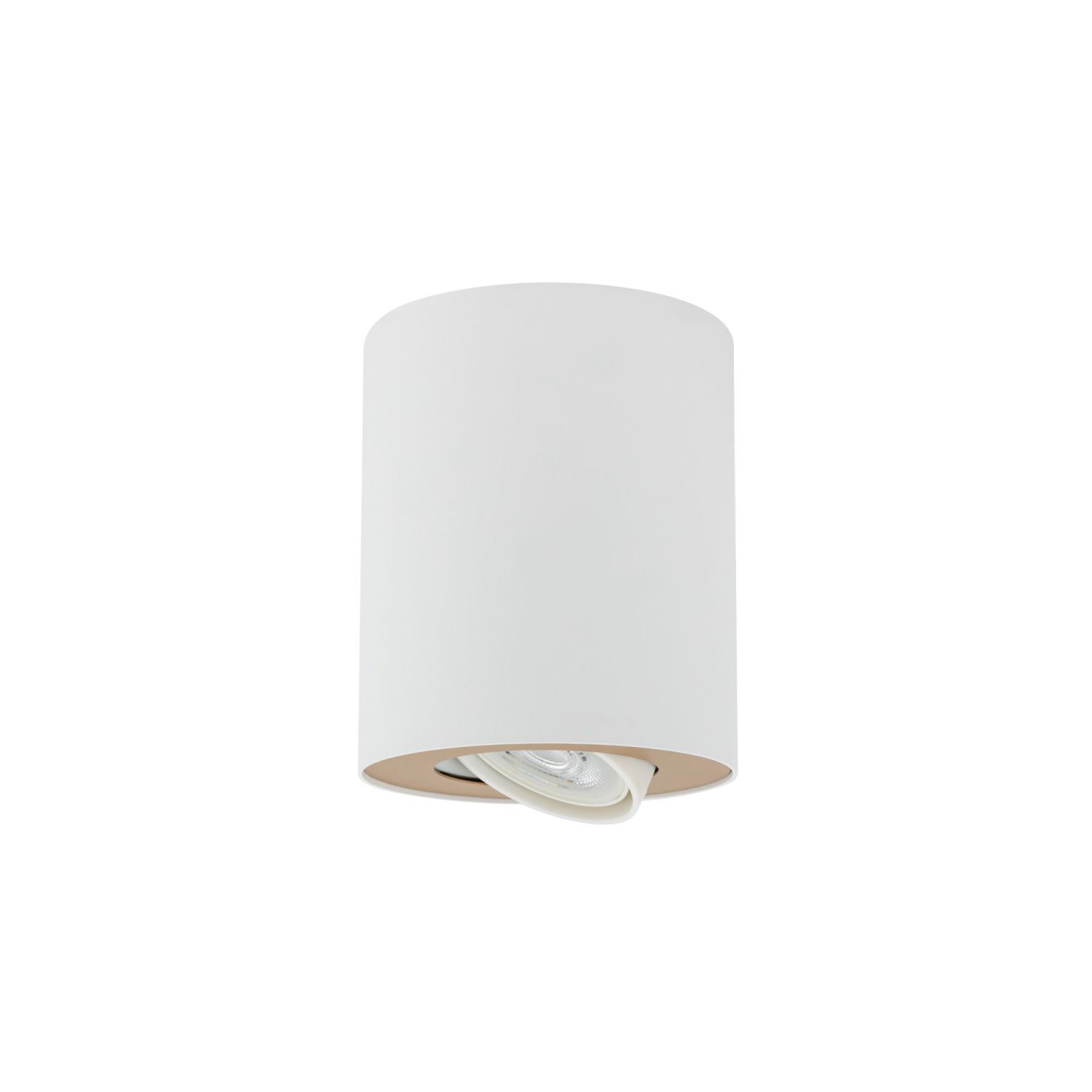 Deckenleuchte, Wand-/Deckenlampe, Grau-weiß, Rund, Spotlight