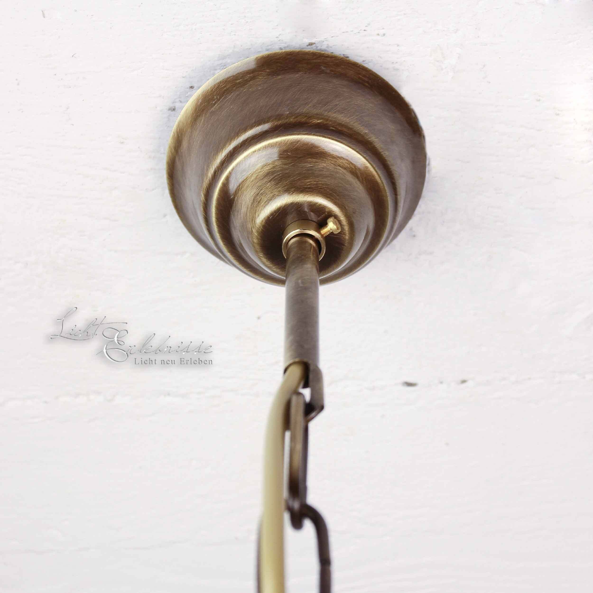 Suspension d'extérieur en laiton véritable Ø20cm ANDROS