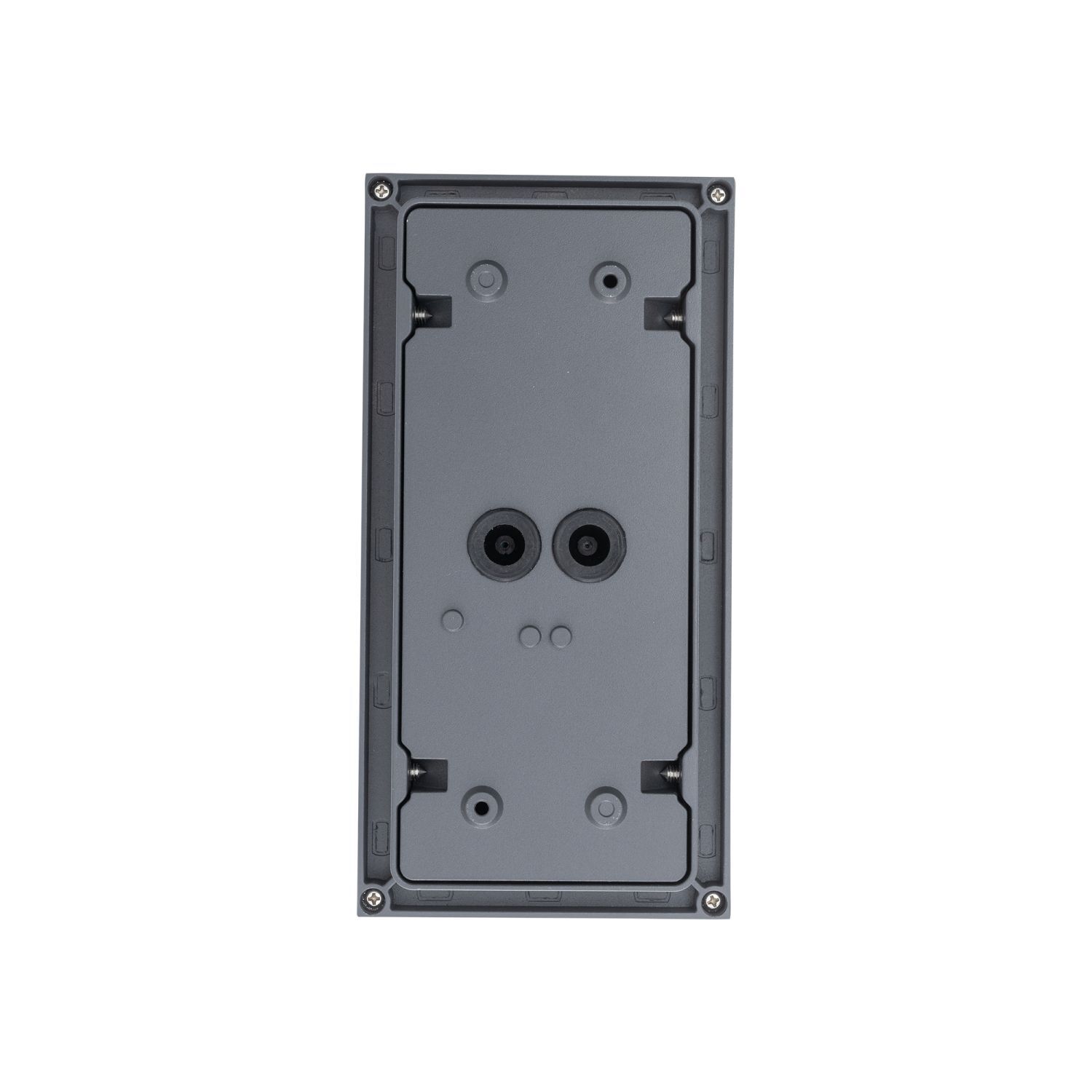 Außenwandleuchte Grau IP54 E14 Glas Aluminium Modern