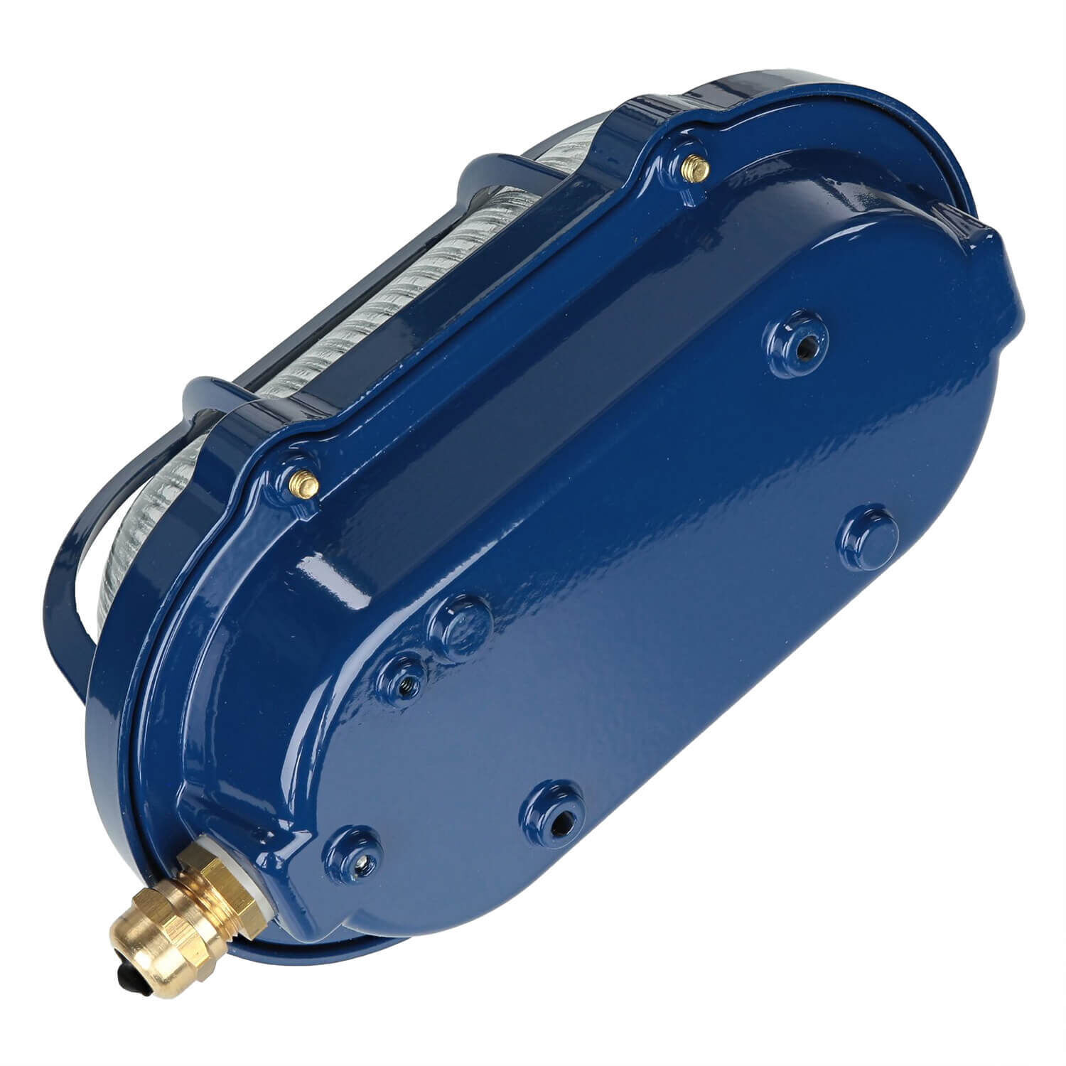 Wandlampe außen Keller Glas Echt-Messing E27 IP64 B: 21 cm Wandlampe außen Keller Glas Echt-Messing E27 IP64 B: 21 cm