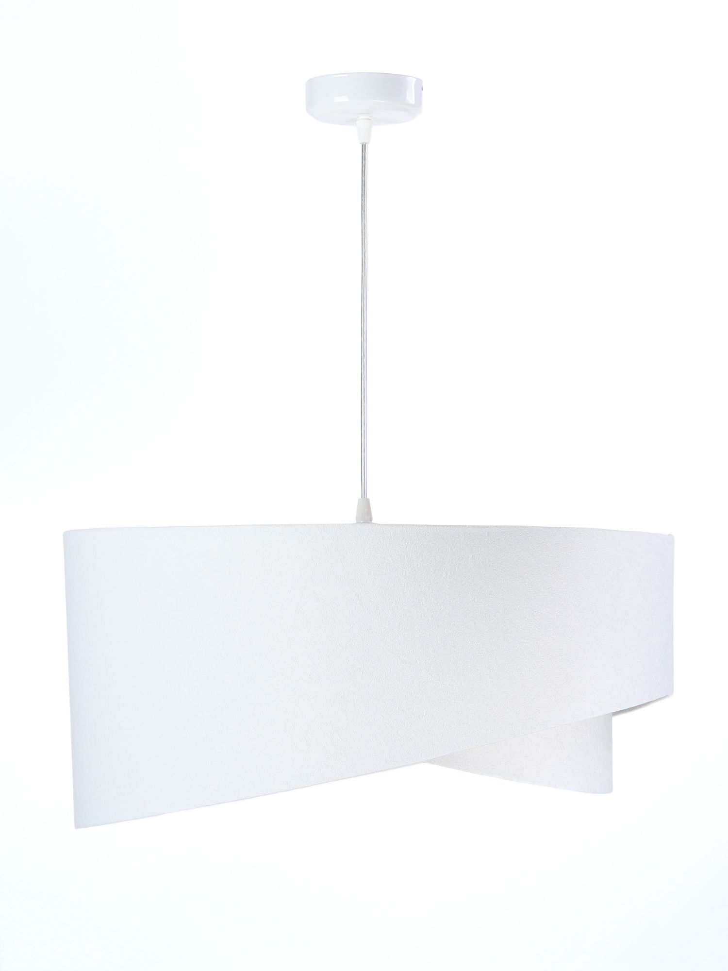 Lampe à suspendre Blanc Lilas rond Ø50cm Table à manger