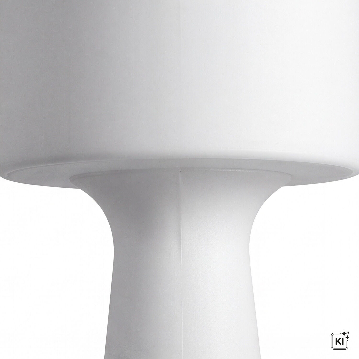le126650-stehlampe-terrasse-balkon-garten-aussen-kunststoff-matt-modern-weiss-04 Tischlampe, Lampenschirm, weiß, Stielelement, Rundfuß