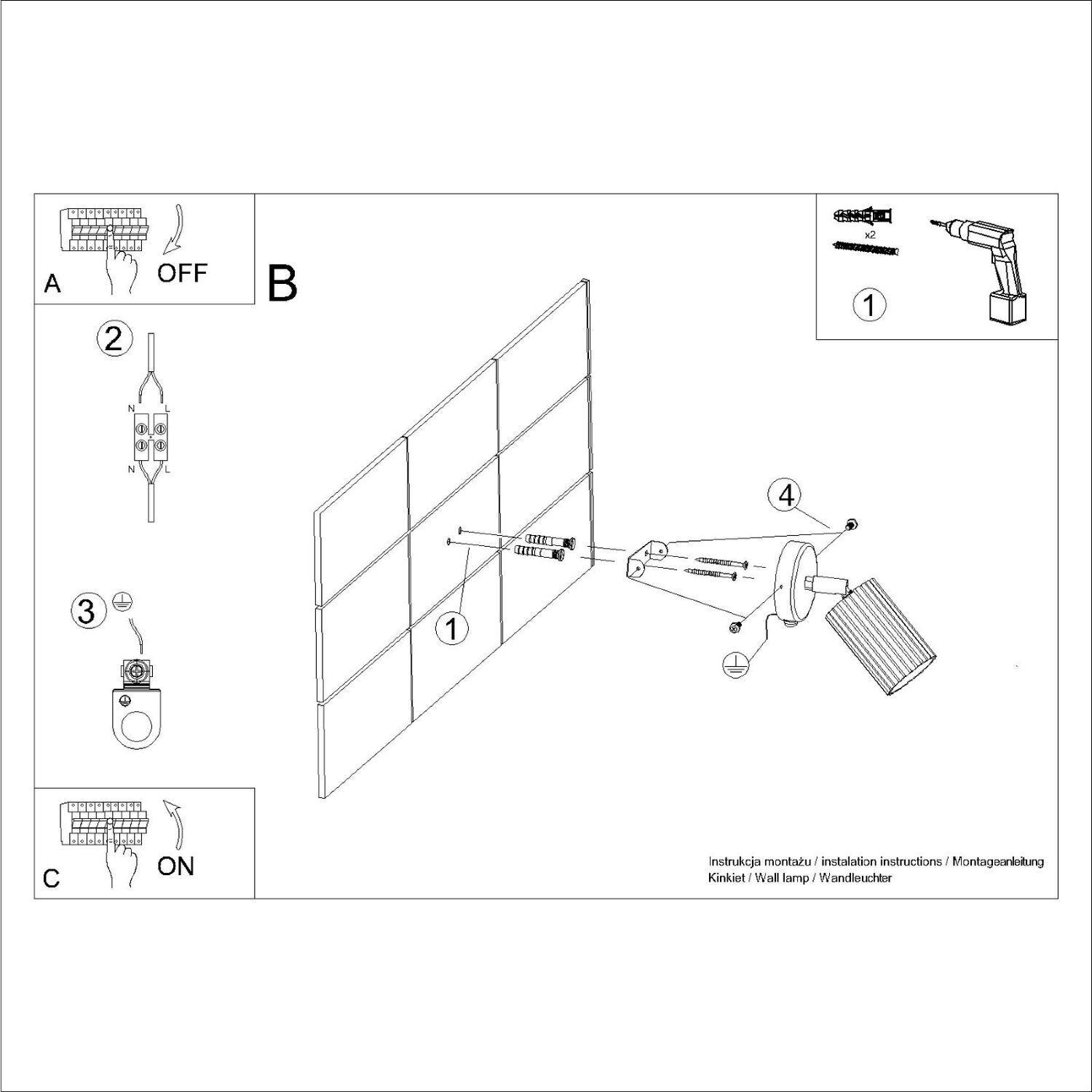 Applique murale petite L : 8 cm rouge orientable en aluminium GU10