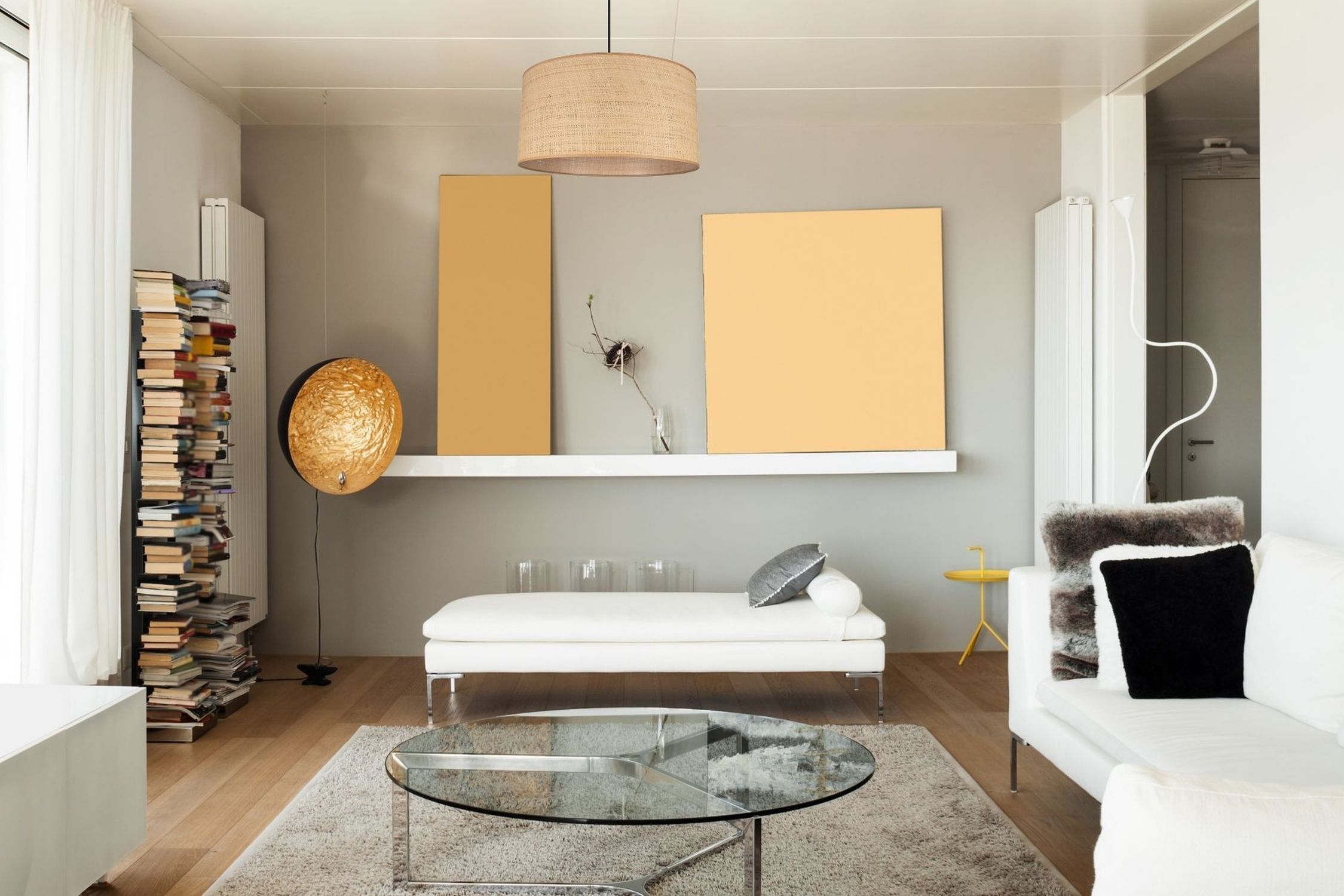 Blendarme Lampe suspendue rotin brun E27 Ø40 cm Moderne Dekoration für Zuhause, Teppich, Mobiliar, Tabelle, Innenarchitektur