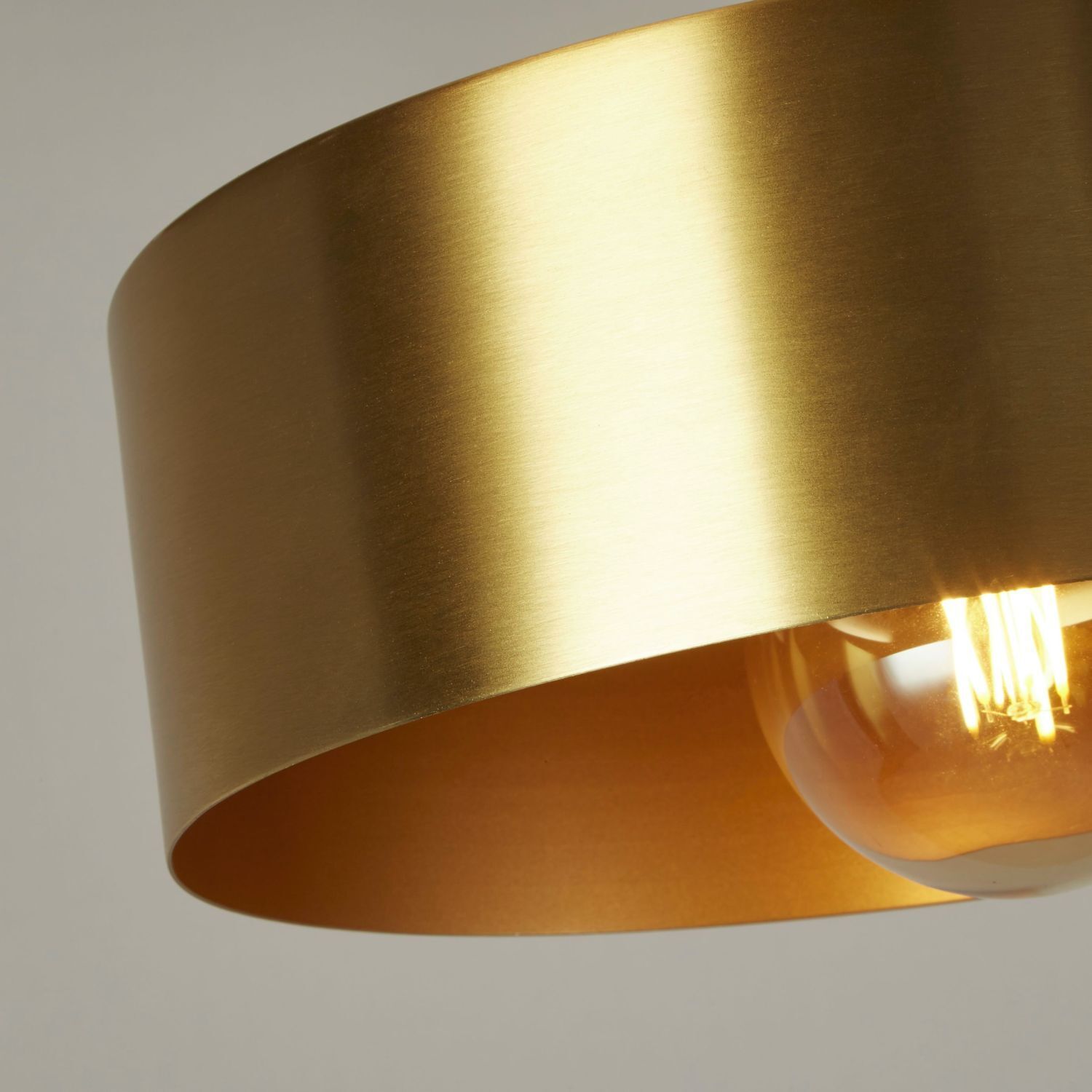 Suspension Or Noir D : 30 cm ronde Métal Moderne