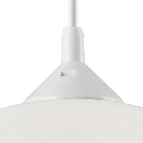 Suspension Gris Rétro ronde Table à manger Verre Lampe
