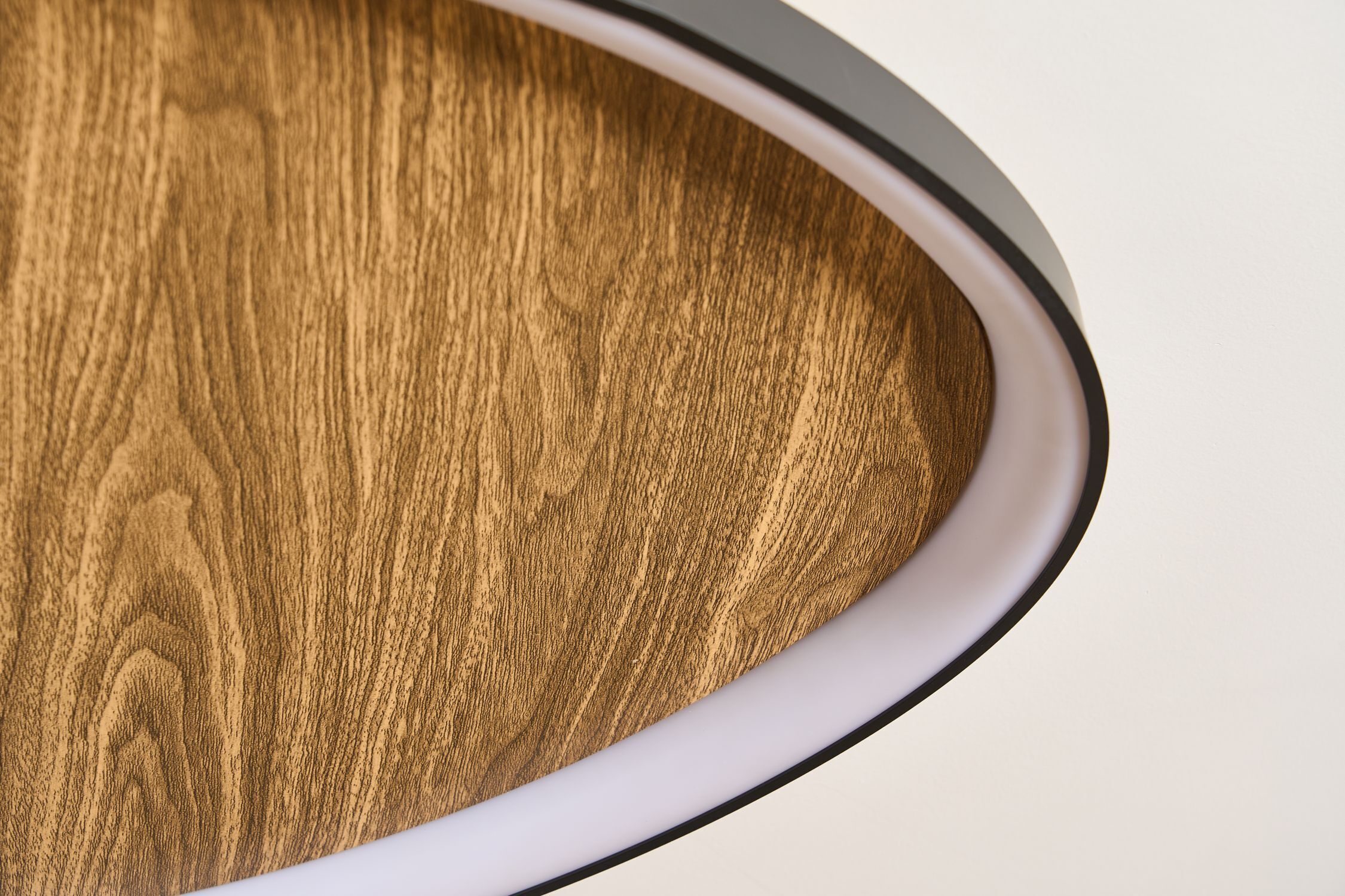 Holzoberfläche, Holzmaserung, Eichenmuster, Laminate, runder Rand Lampen