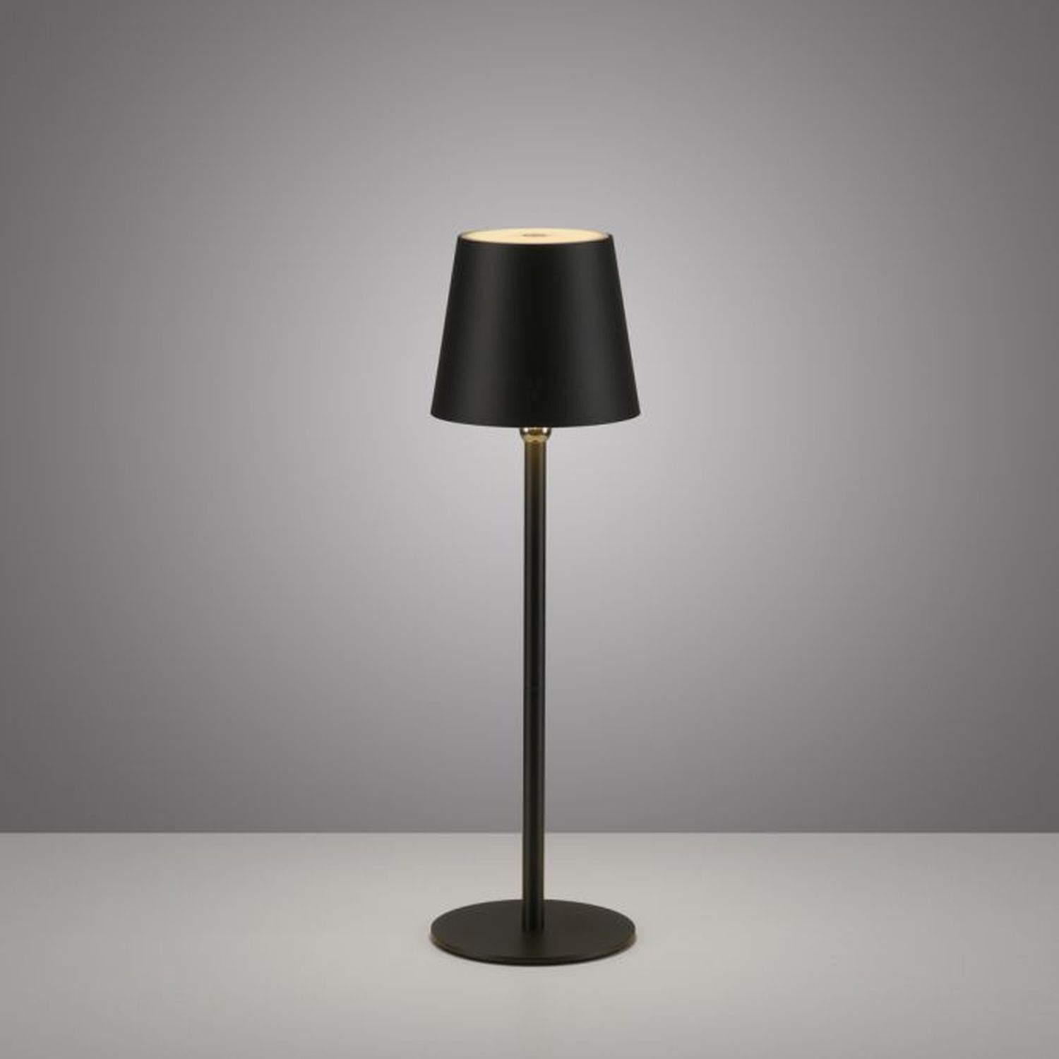 Lampe de table LED à accu noire dimmable Touch 37 cm 320 lm