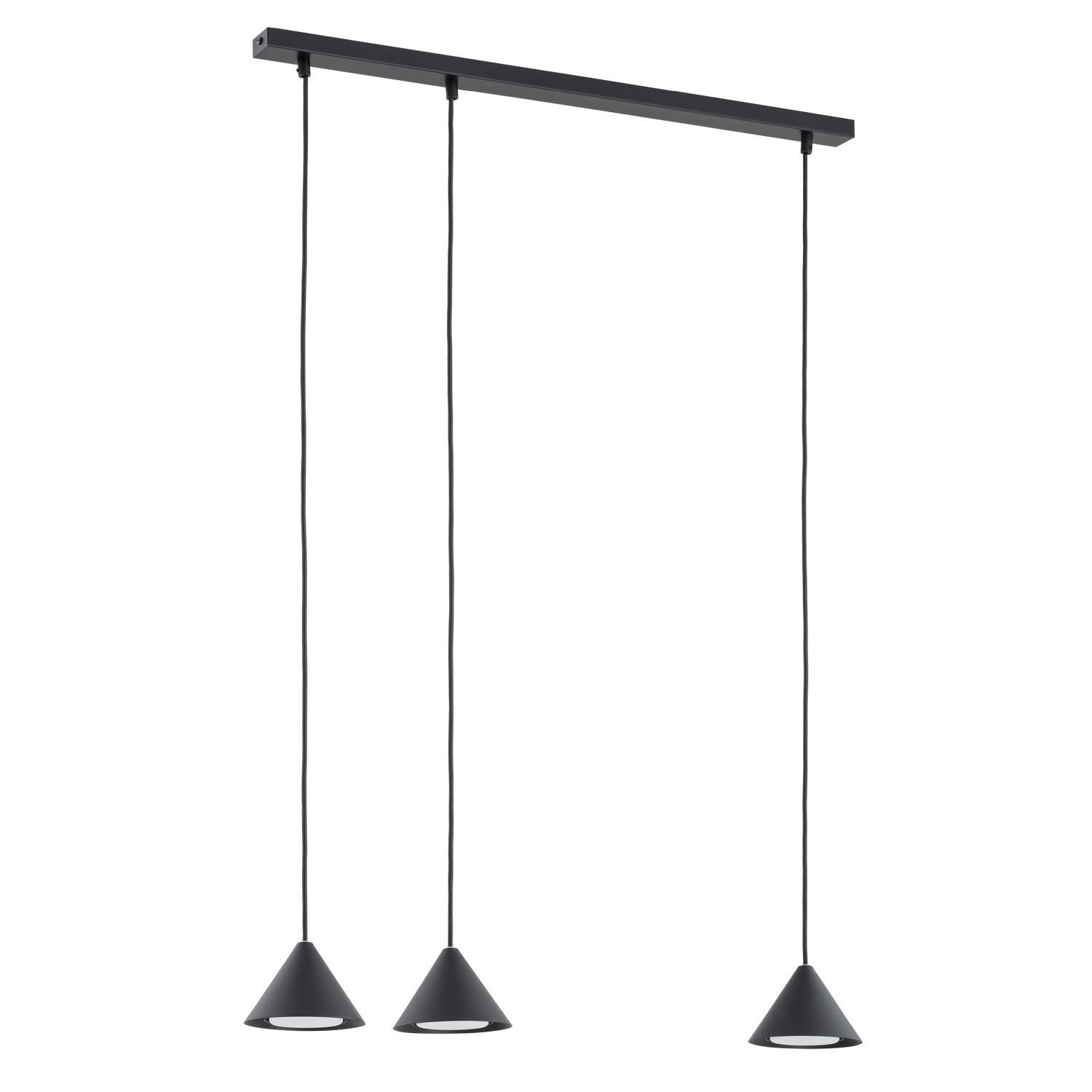 Hängeleuchte Schwarz B: 70 cm H: max. 100 cm verstellbar