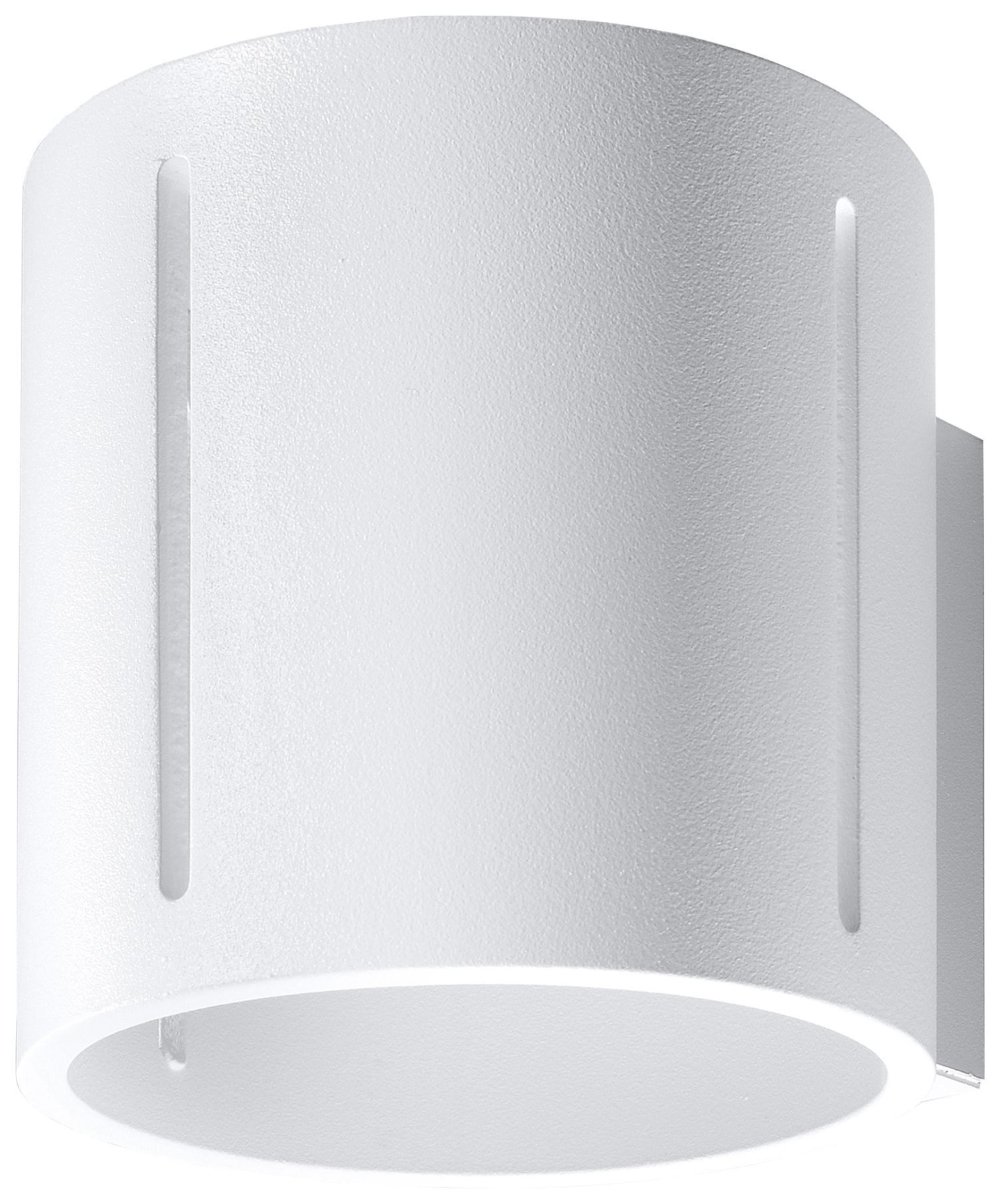 Applique Up Down métal blanc H : 10 cm petit G9 indirect