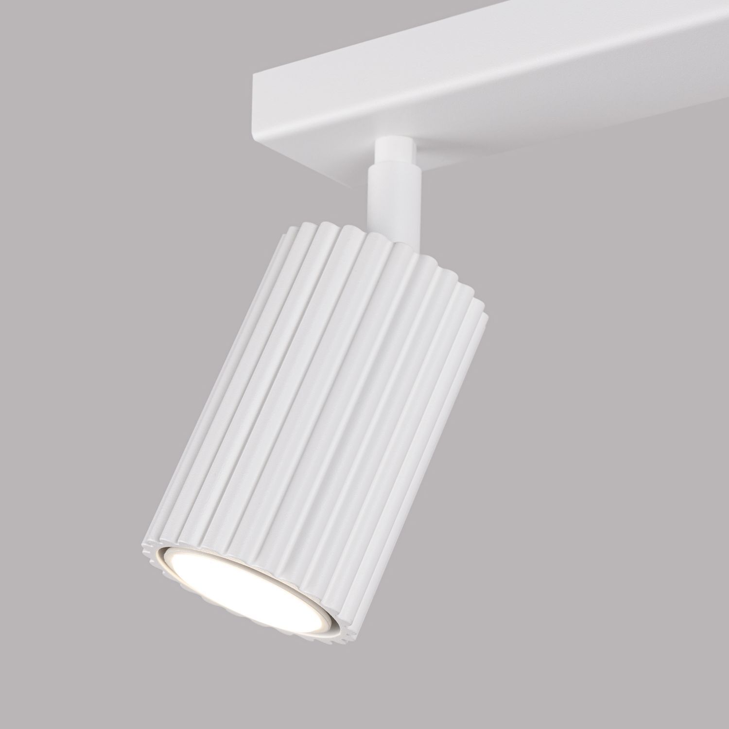 Deckenstrahler Weiß GU10 2-flammig B: 30 cm klein Modern