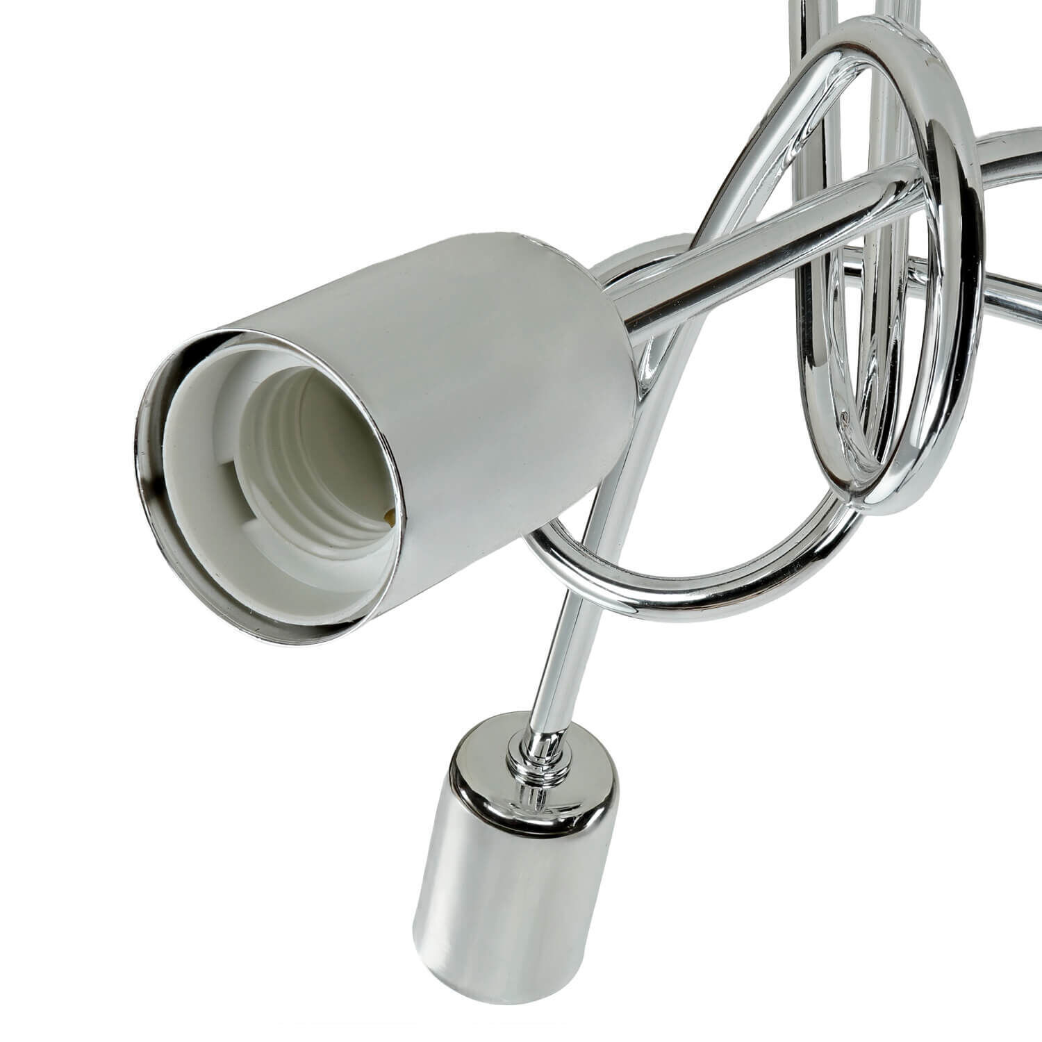 Deckenleuchte in Chrom Wohnzimmer 3-flmg Esszimmer Beleuchtung, Drinnen, Zimmer, Duscharmatur, Lampe