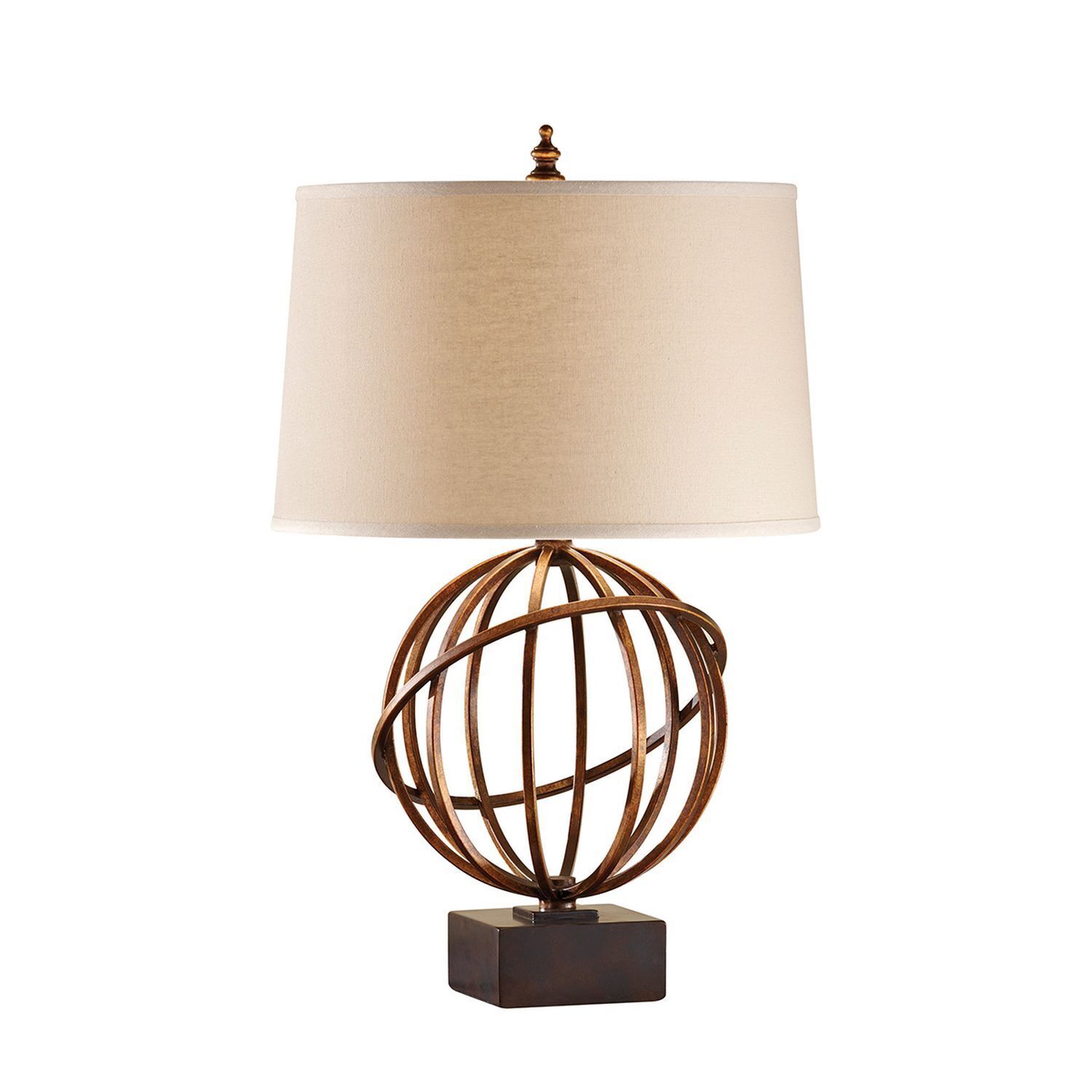 Lampe de table FREYJA Bronze Antique H:58cm Lampe