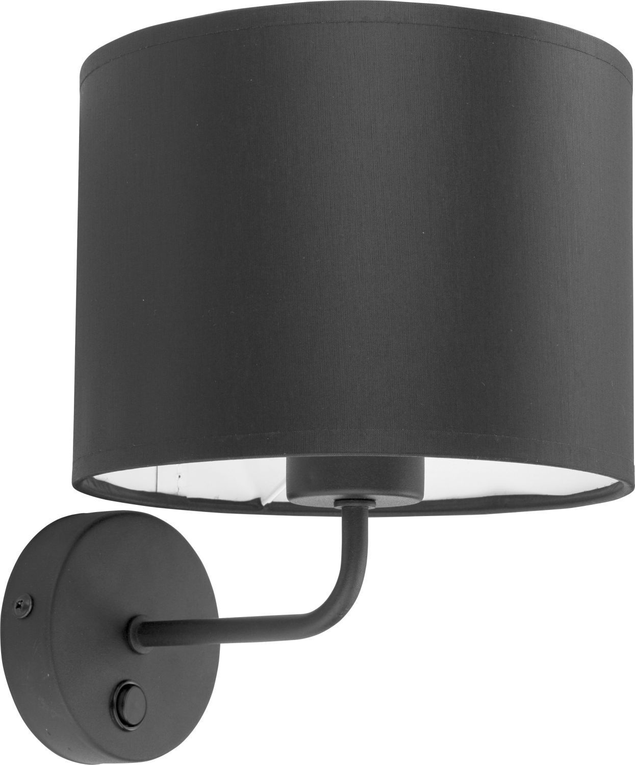 Wandlampe mit Schalter in Schwarz Sofa Bett Lampe