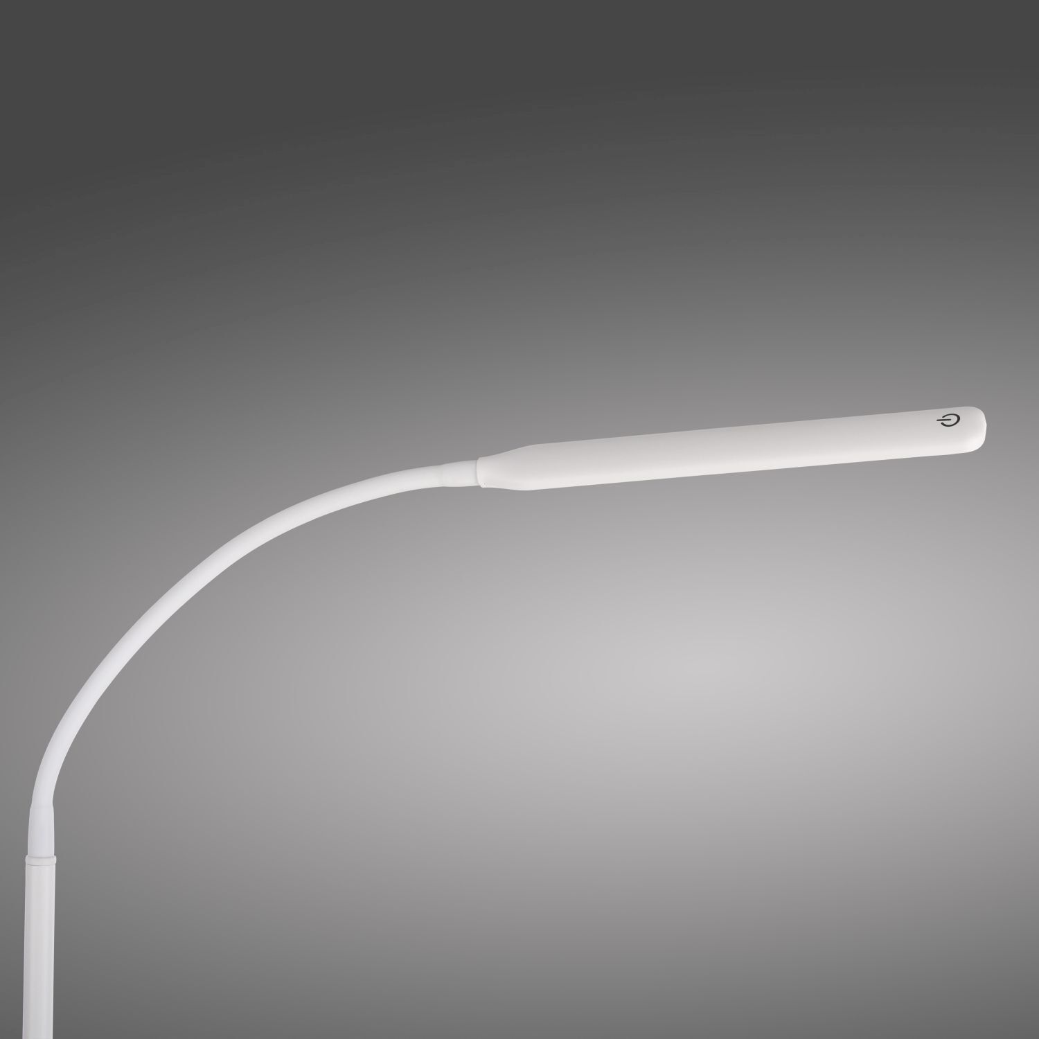 Lampadaire LED Métal Blanc Touch 125 cm réglable Lampe