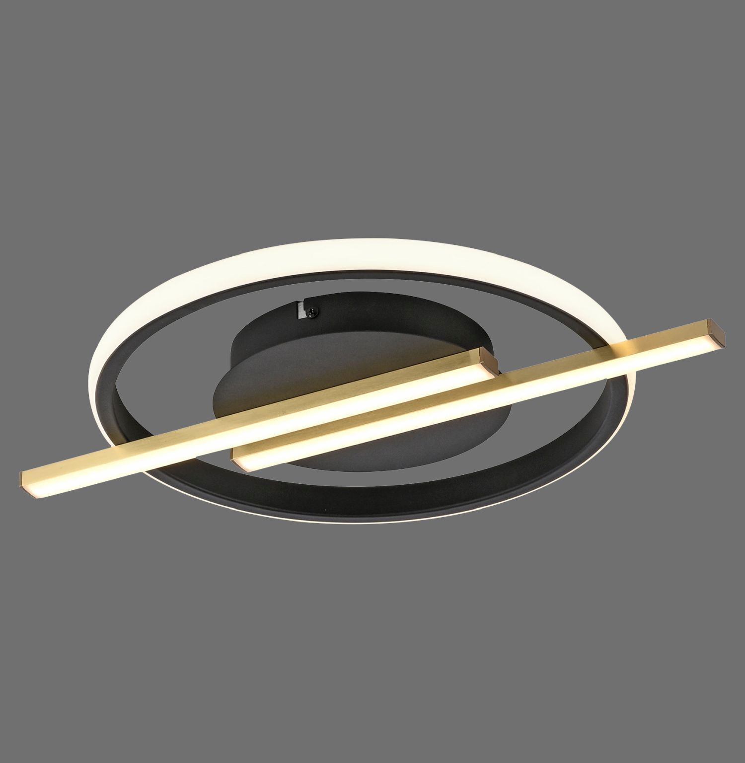 LED Deckenlampe Modern Schwarz Messing 3000 K dimmbar Essstäbchen, Essen, Deckenventilator, Gerät, Elektrisches Gerät