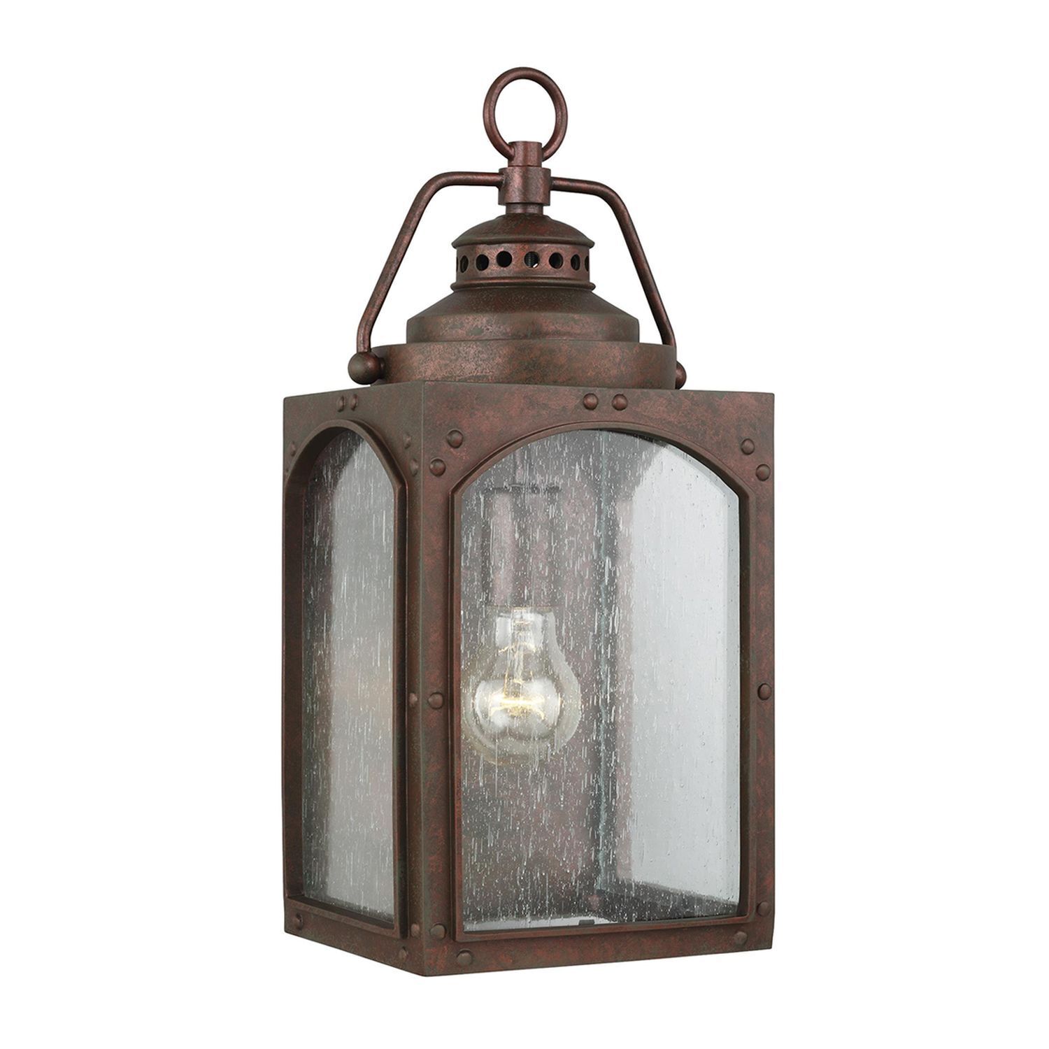 Lampe d'extérieur murale en cuivre antique E14 IP44 Jardin Maison