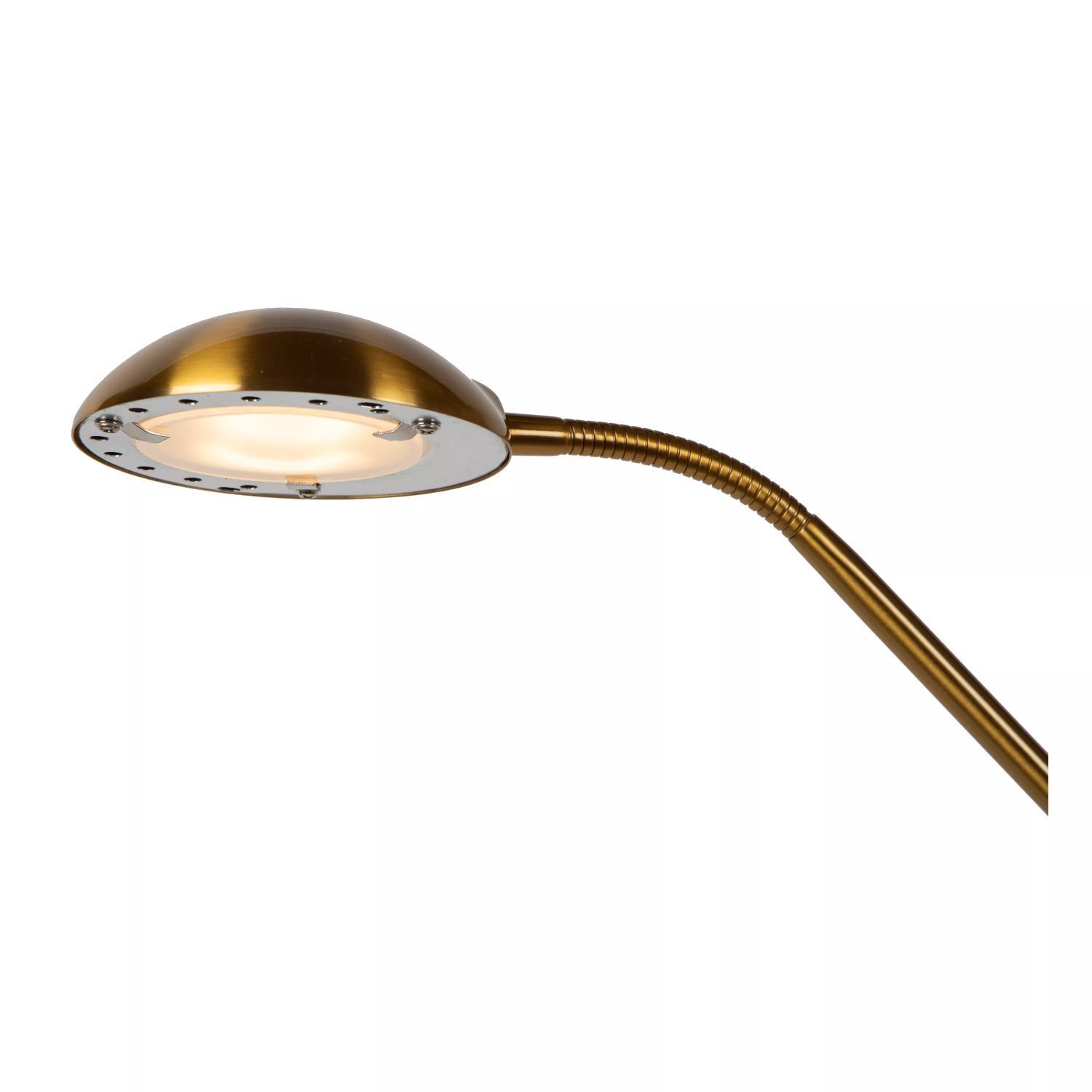 LED Deckenfluter Leselicht Metall Gold 180 cm 3000 K Lampe