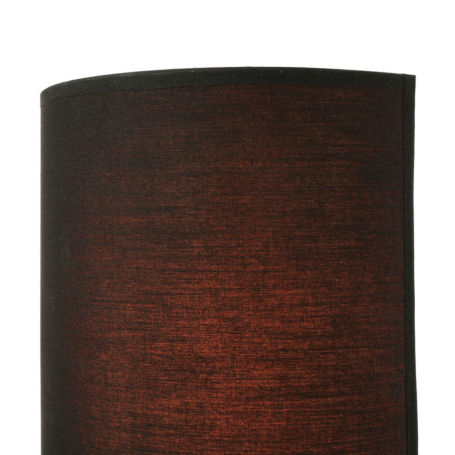 Wandleuchte ALICE in Schwarz Stoff Schirm modern Wandlampenschirm, Lampe, Material: Holz, Farbverlauf Braun, Rundform
