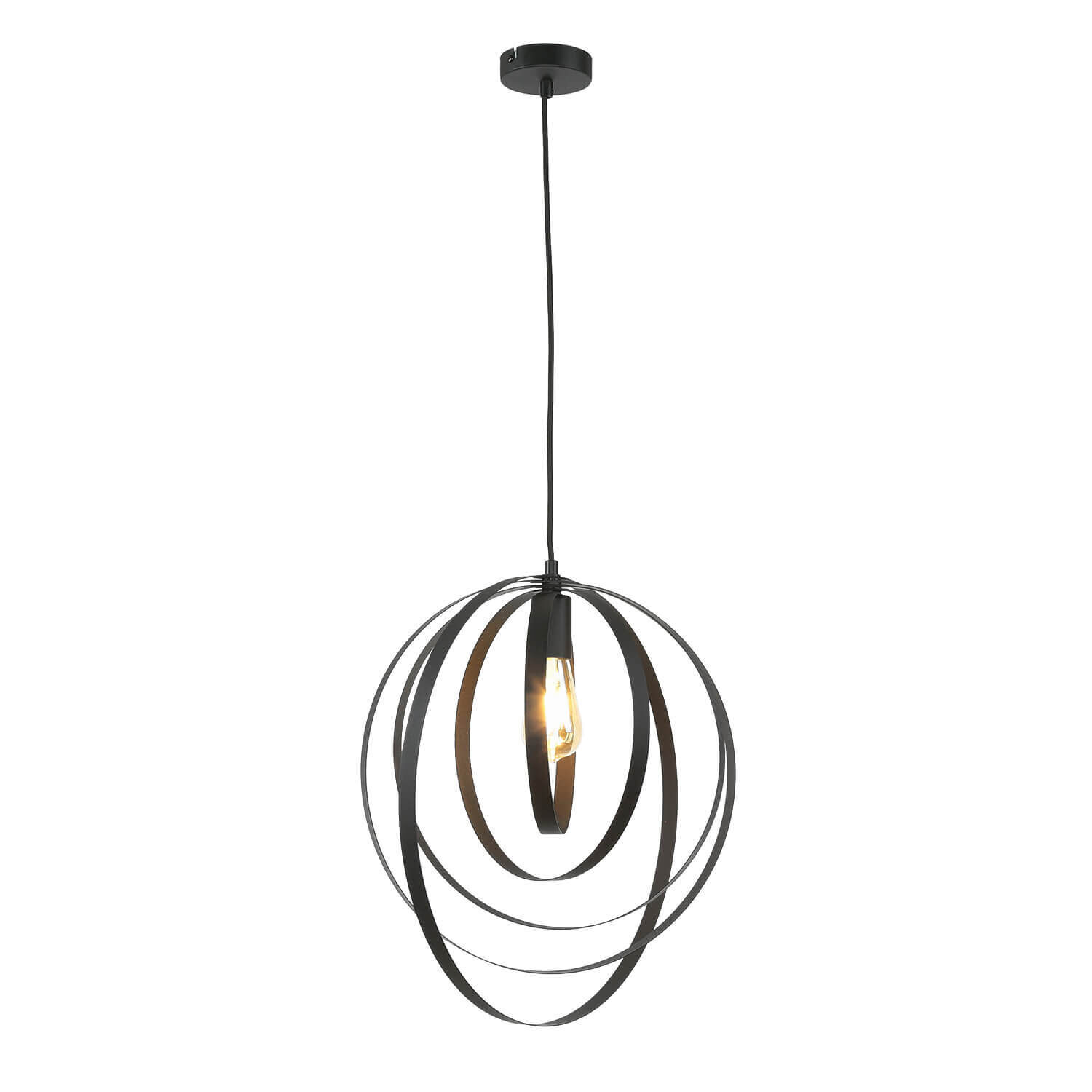 Hängelampe MAE Metall rund Modern verstellbar für E27