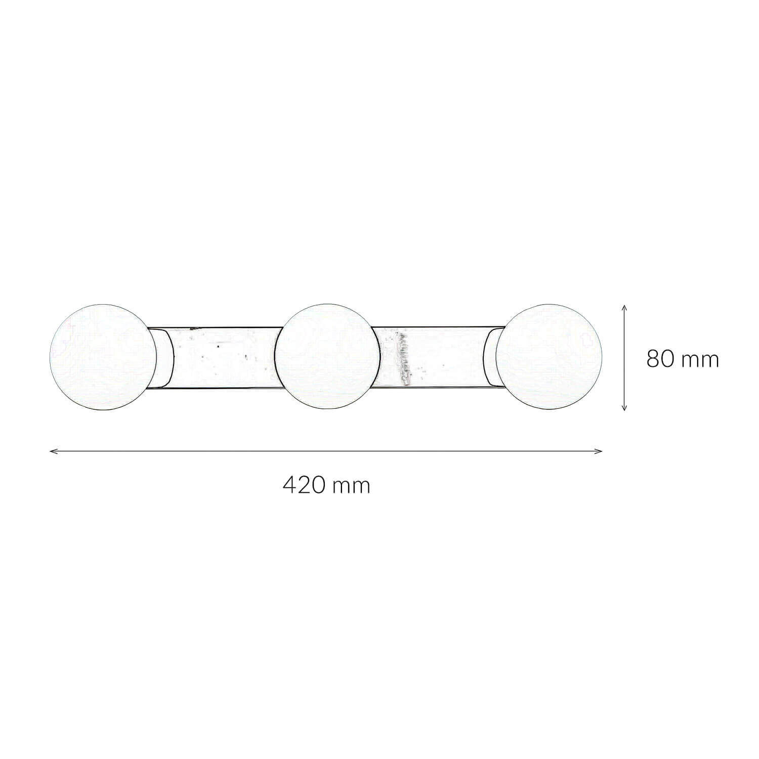 Wandleuchte BRAZOS in Chrom 3-flmg Diagramm, Handlung, Plan