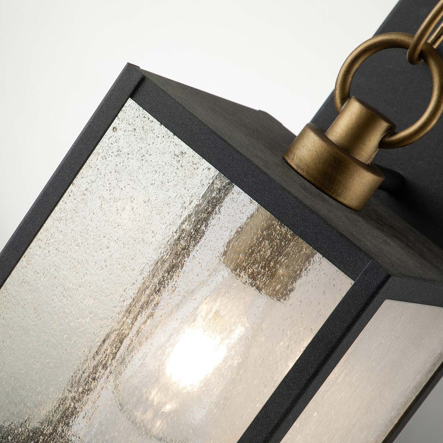 Applique extérieure aluminium verre E27 IP44 44 cm de haut Vintage Lampe, Leuchte