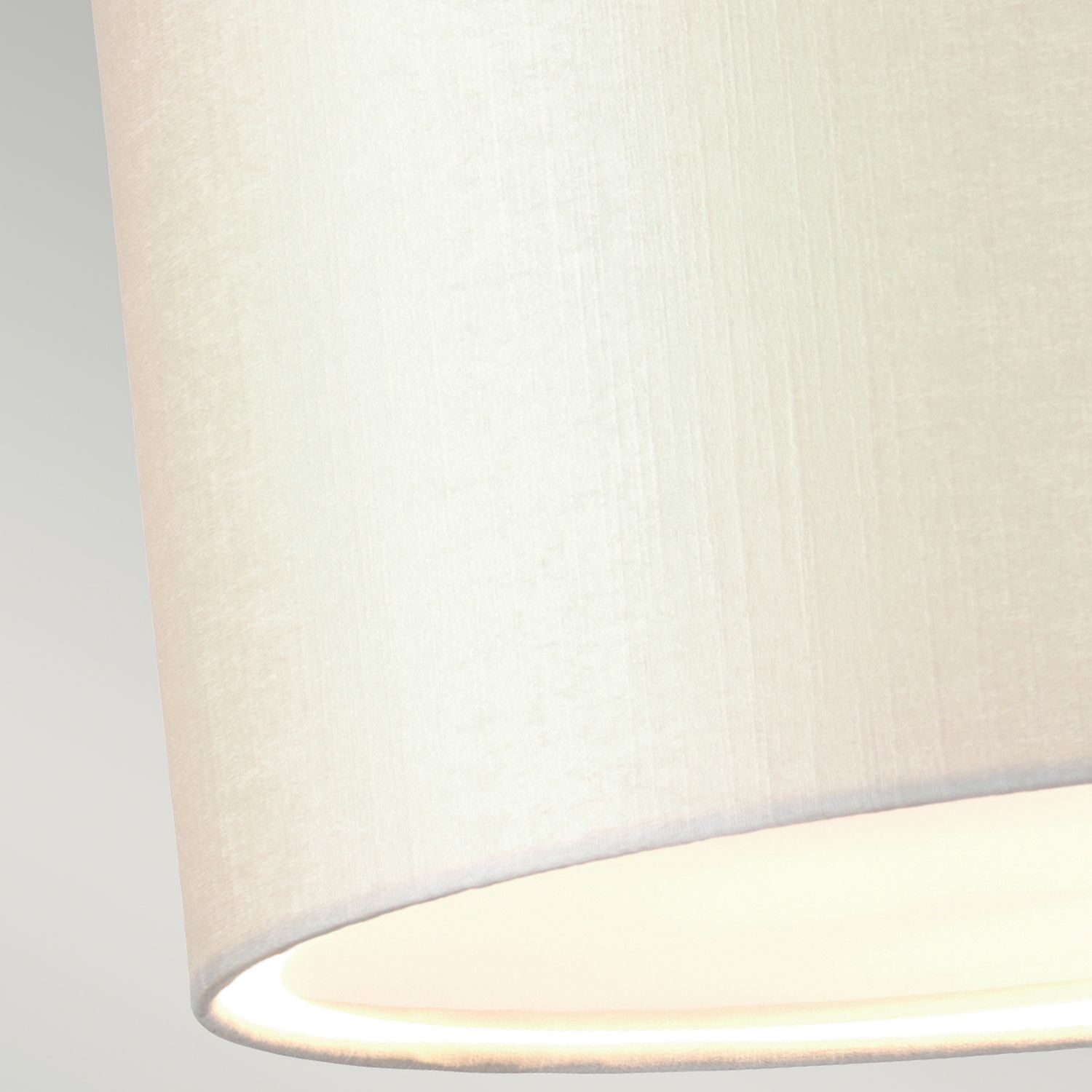 Hängeleuchte Stoff Ø36cm in Creme Messing antik Lampe, Lampenschirm