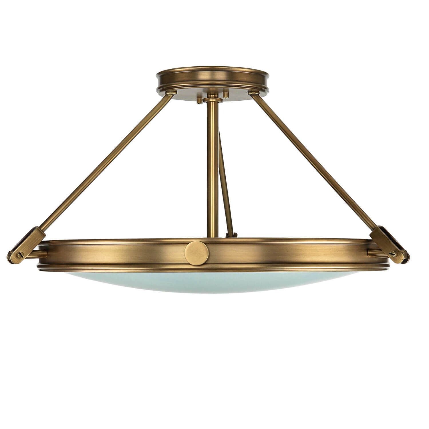 Elegante Deckenleuchte Glas Jugendstil rund Wohnzimmer Leuchte, Deckenleuchte