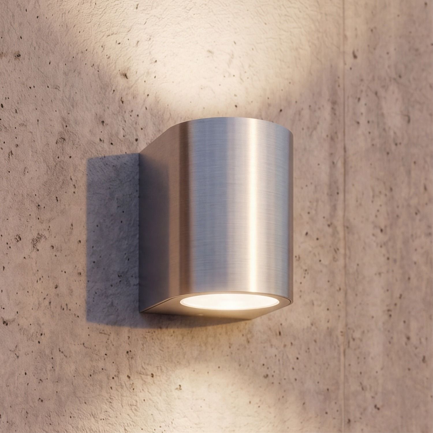 moderne-lampen-moderne-aussenbeleuchtung-arris-1x-gu10-max.-10w-edelstahl-modern-fuer-garten-terrasse-edelstahl-glas-lele35546-03 Wandlampe, Wandleuchte, Aluminium, Umlaufendes Licht, Wandmontage